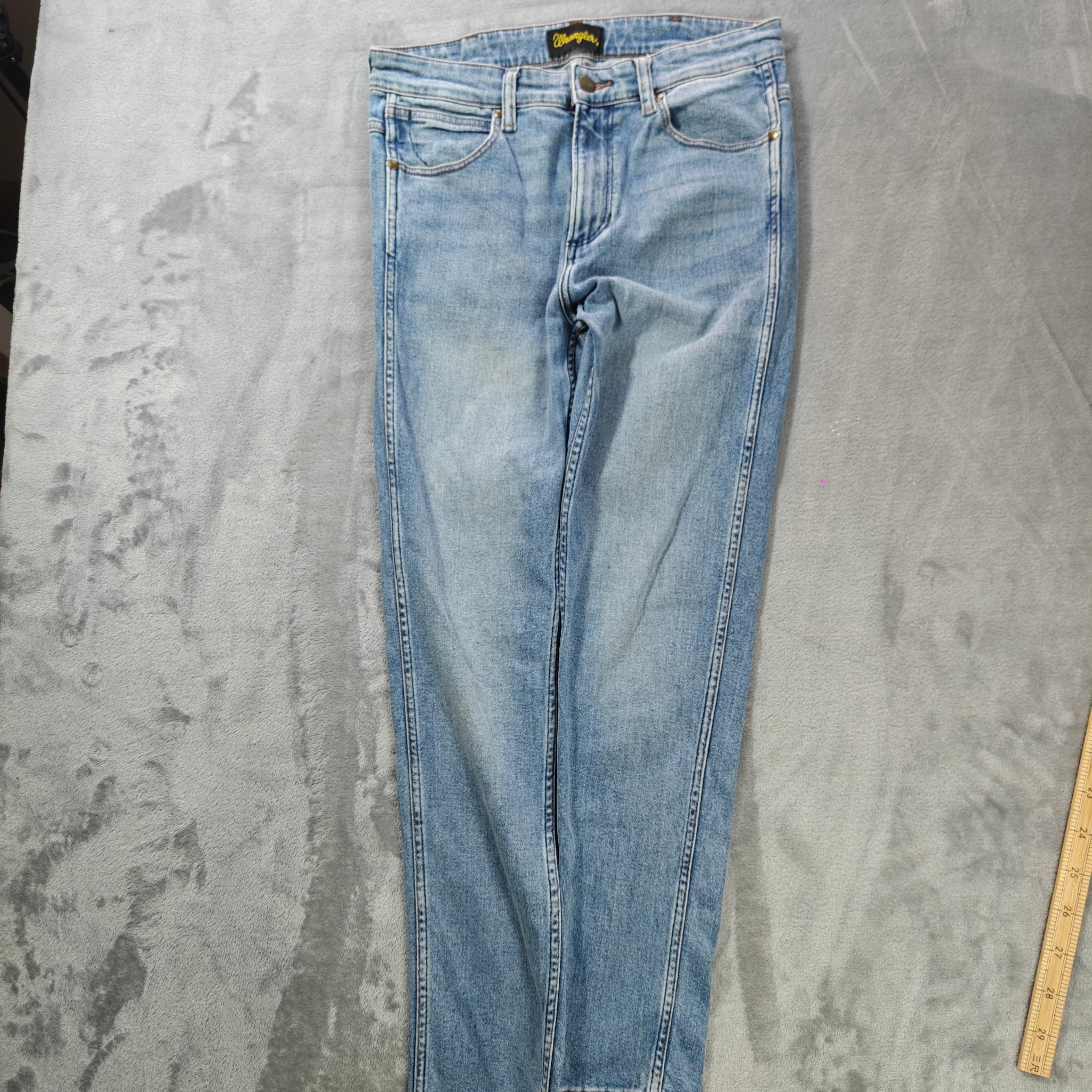 Wrangler Authentic Denim Jeans Men's Size 30 Light Blue Stretch — photo 5 of 6