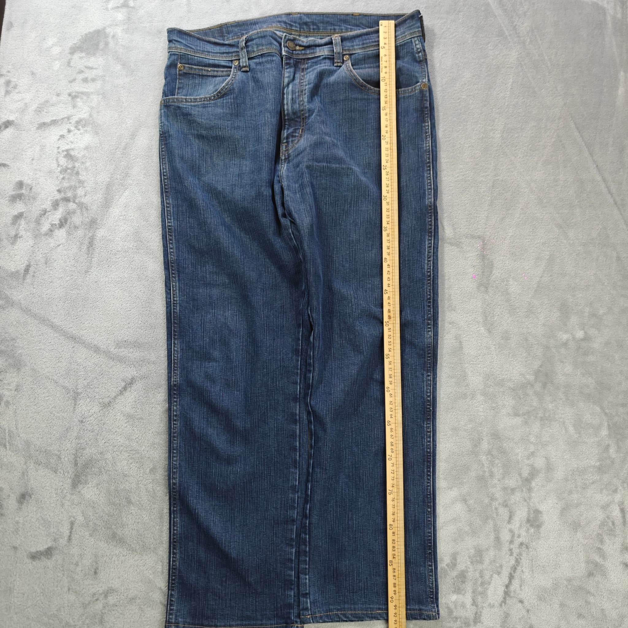 Wrangler Men's Regular Fit Jeans Blue Denim Size 34 — photo 5 of 7