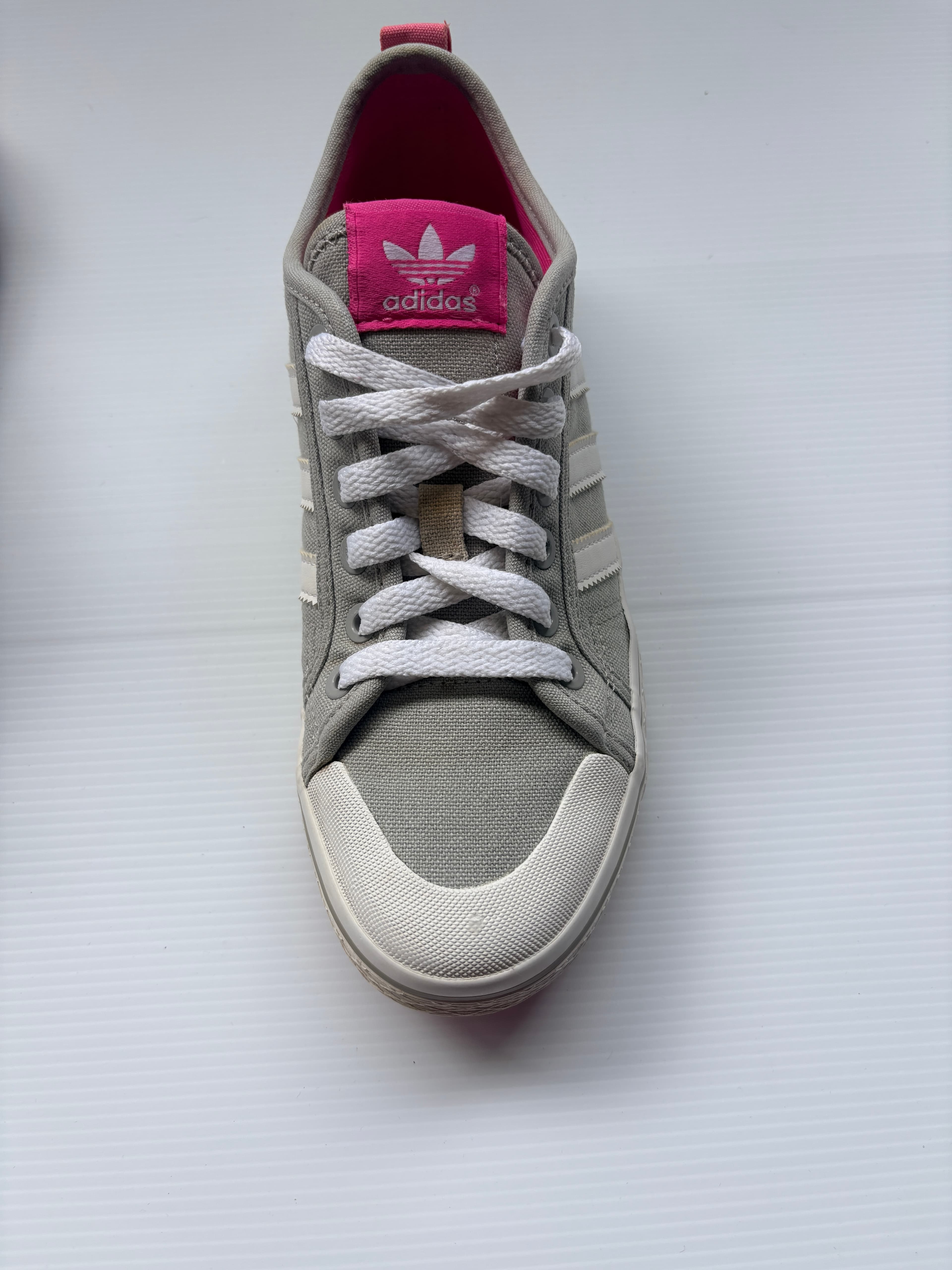 Adidas Originals Nizza Lo Grey Pink Sneakers US 7 — photo 2 of 5