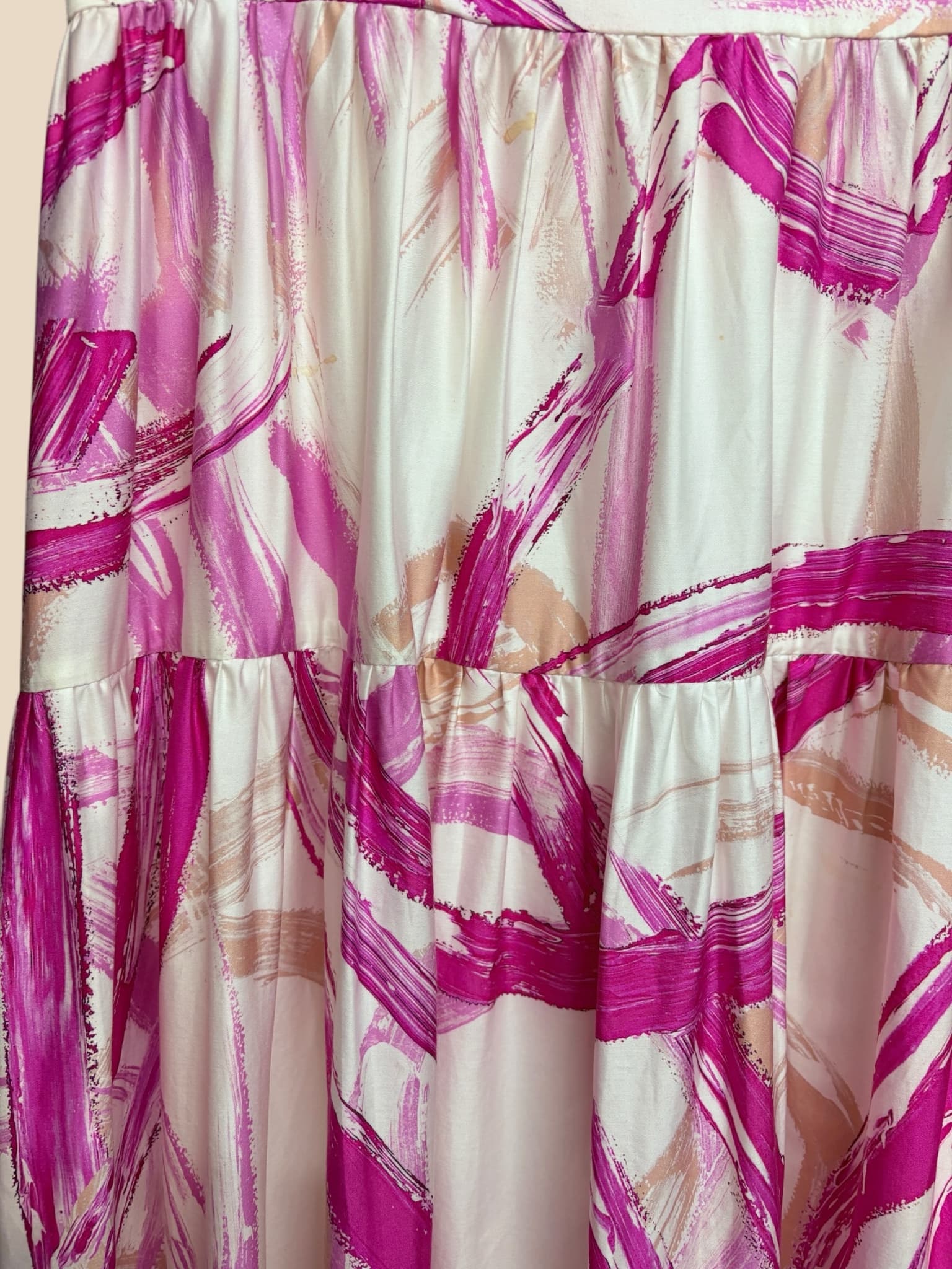 Aje. Alegro Maxi Dress Abstract Print Cutout Pink Women's 14 — photo 7 of 8