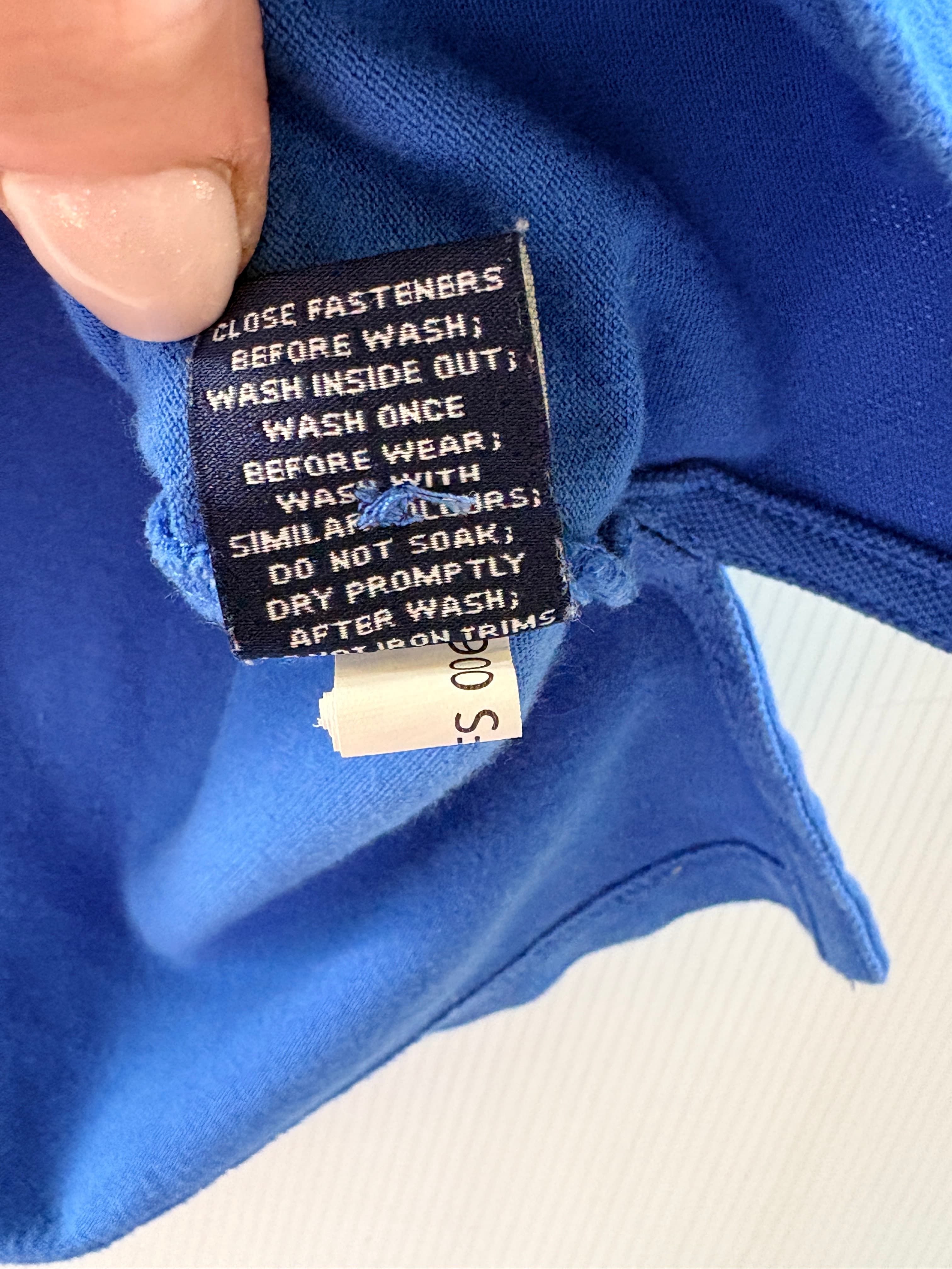 Beverly Hills Polo Club Sleeveless Polo Shirt Blue Bear Embroidery Women's S — photo 2 of 6
