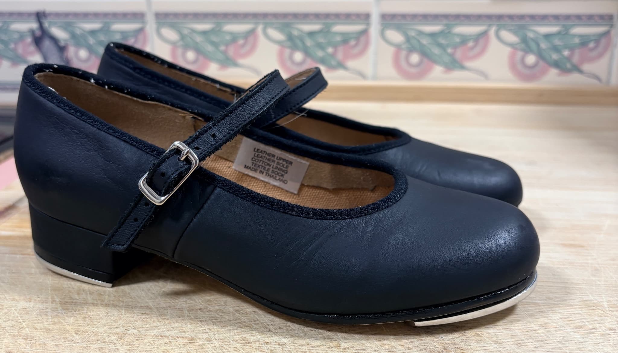 Bloch Techno Tap Shoes Black Leather Girls Size 13 1/2 — photo 3 of 7