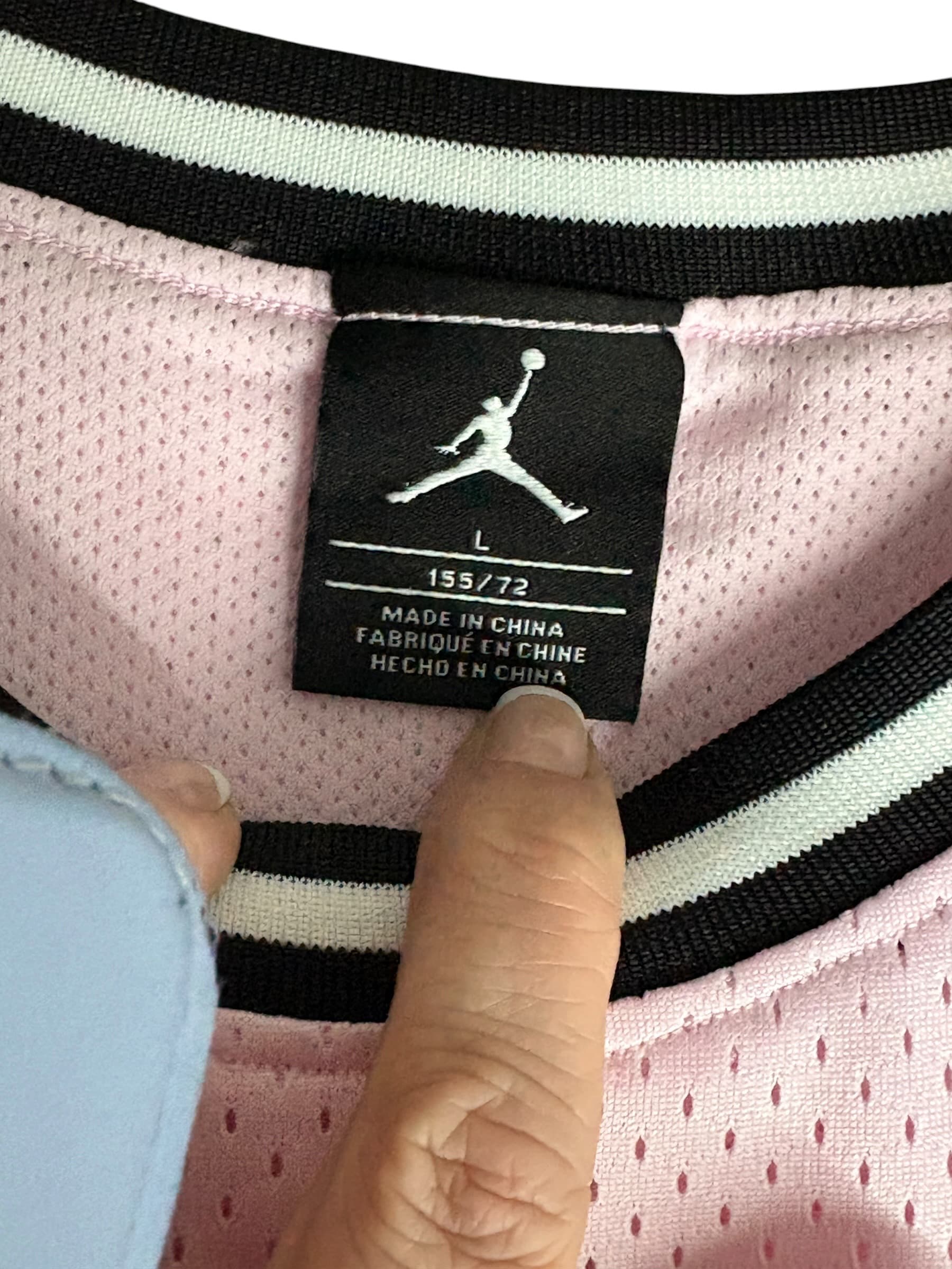 BNWT Jordan 23 Pink Mesh Basketball Jersey — photo 6 of 7