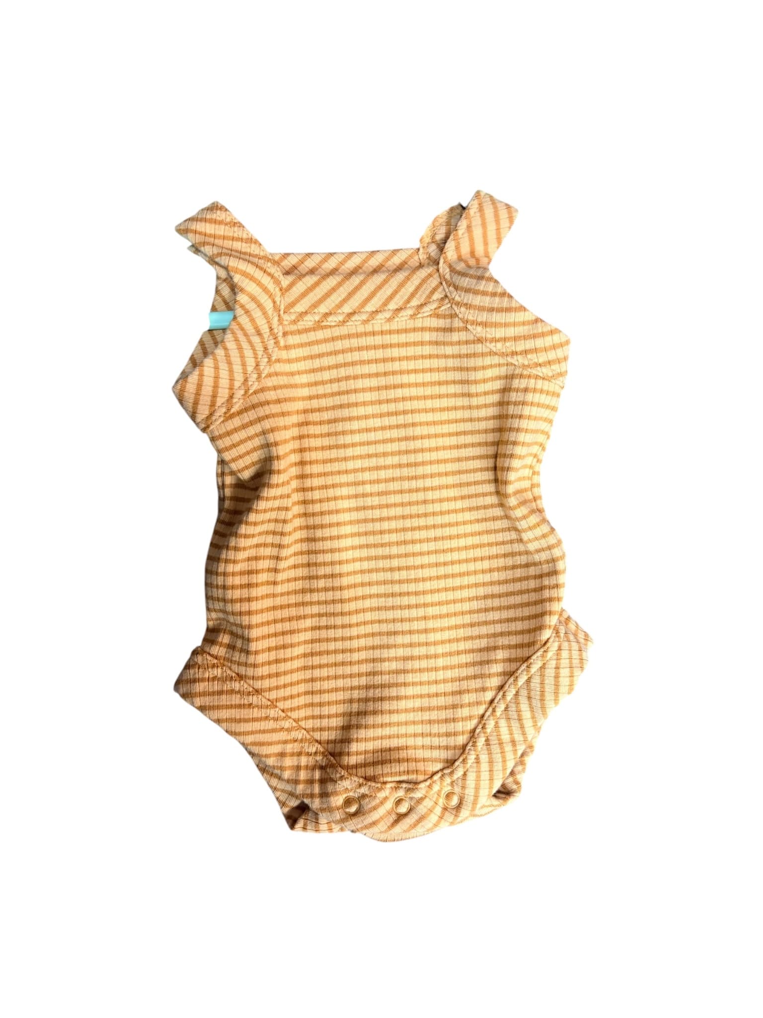 Bonds Ribbed Bodysuit Striped Yellow Baby 0000 — photo 1 of 2
