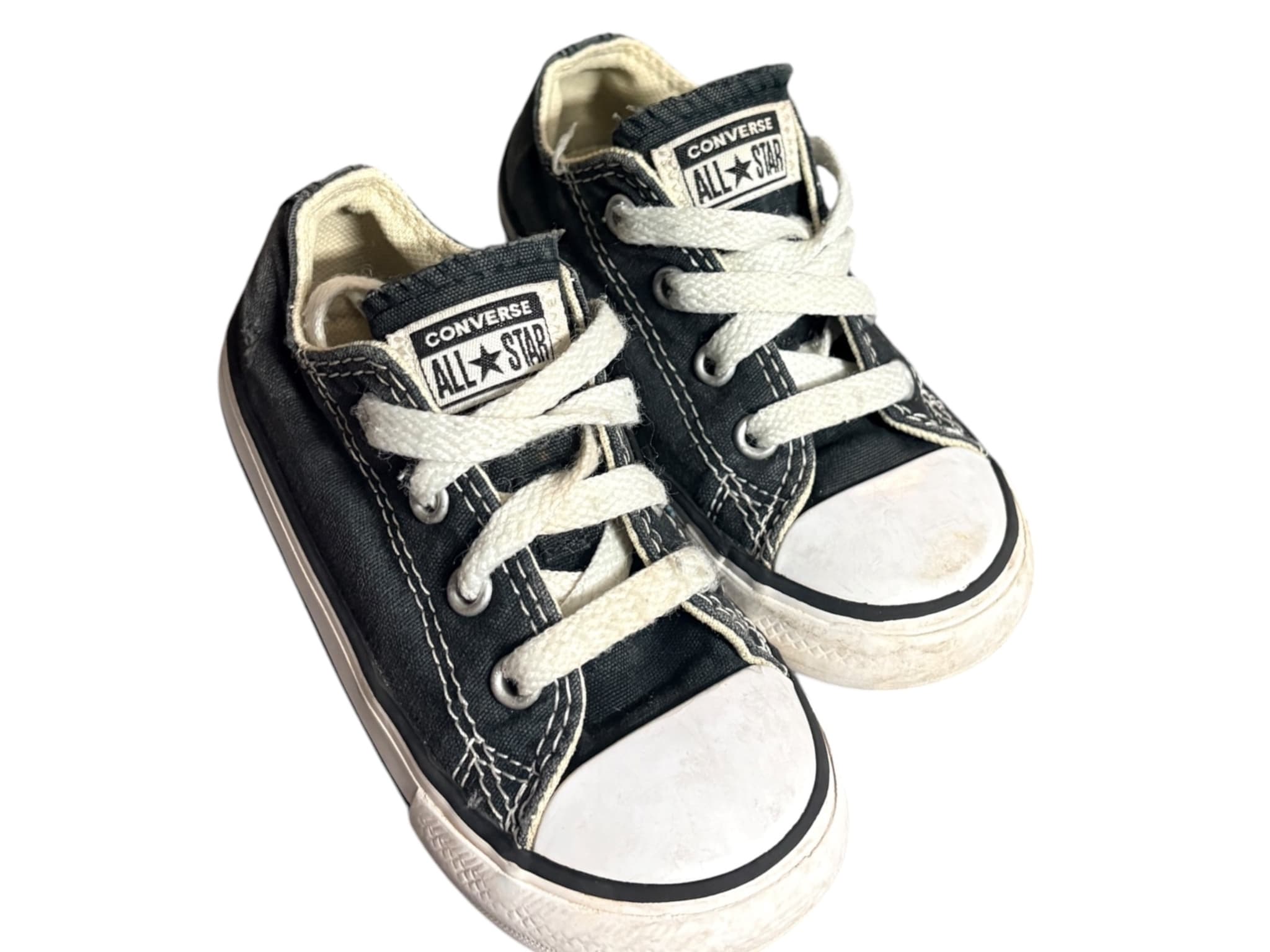 Converse Chuck Taylor All Star Low Top Sneakers Black Toddler 7 US — photo 3 of 7