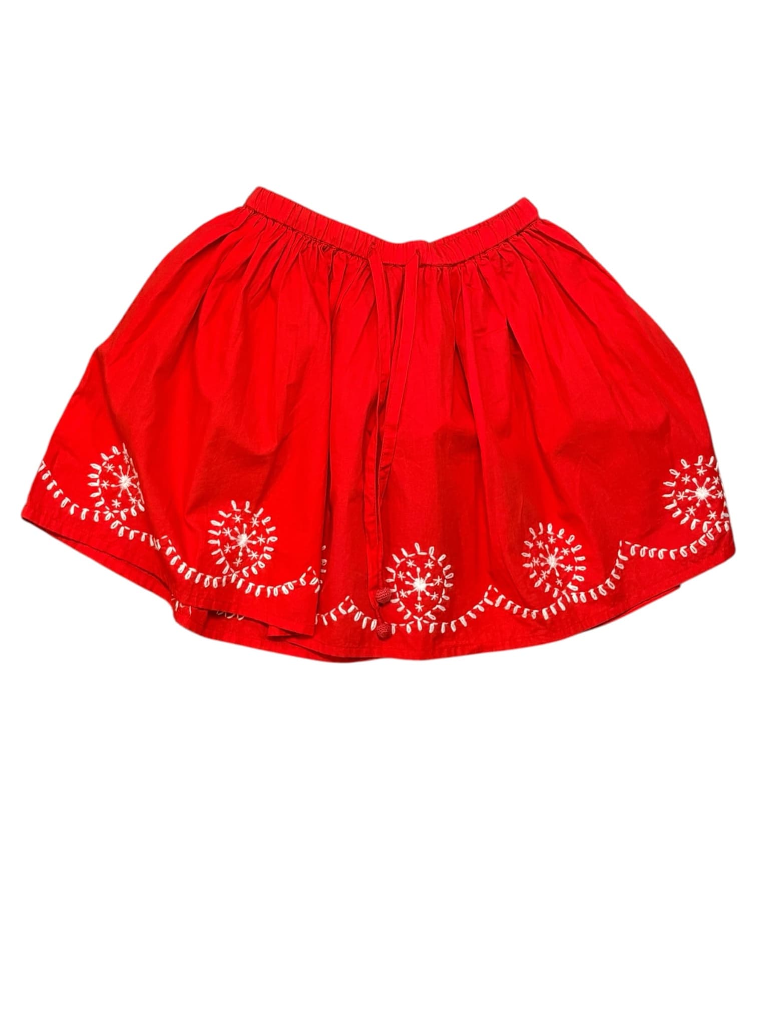 Country Road Skirt Floral Embroidery Red Girls 08 — photo 1 of 3
