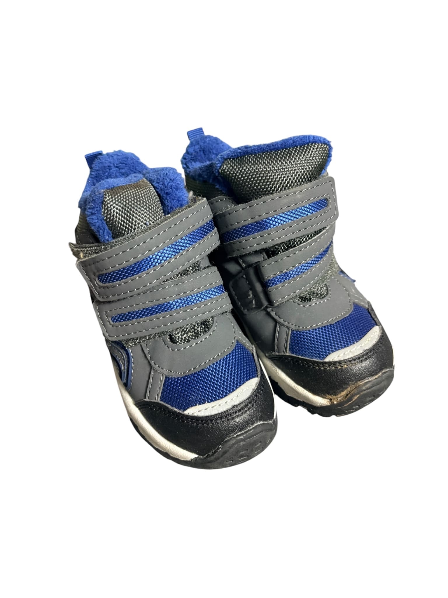 Crane Winter Boots Velcro Grey Blue Toddler 7 — photo 1 of 4