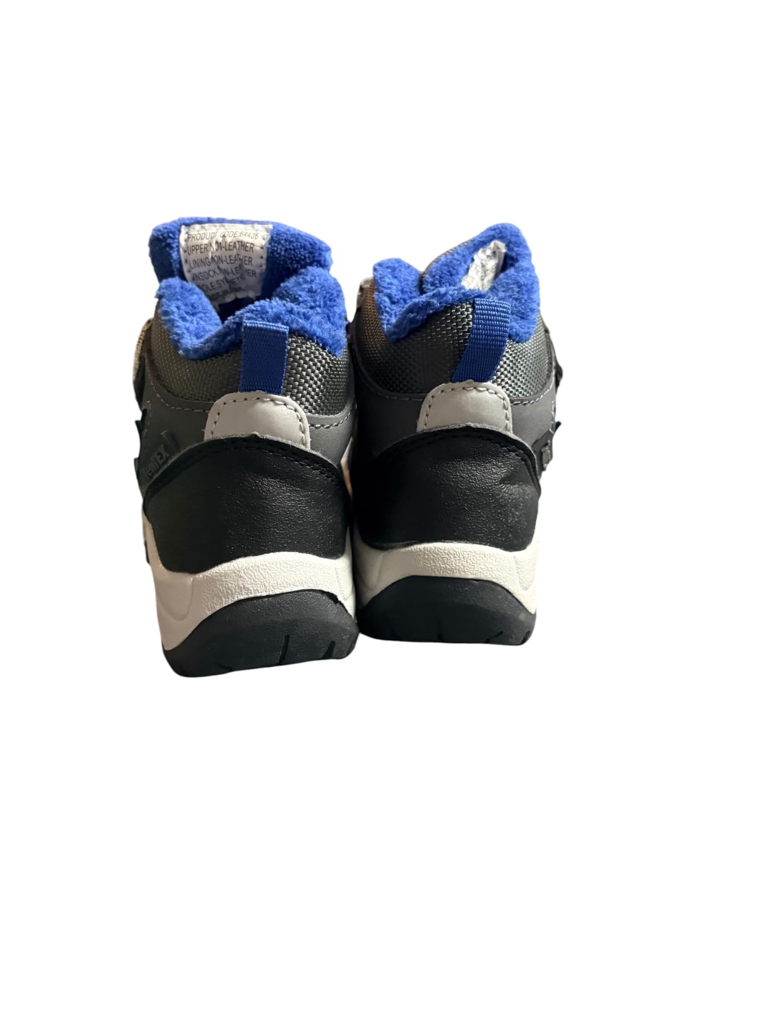 Crane Winter Boots Velcro Grey Blue Toddler 7 — photo 4 of 4