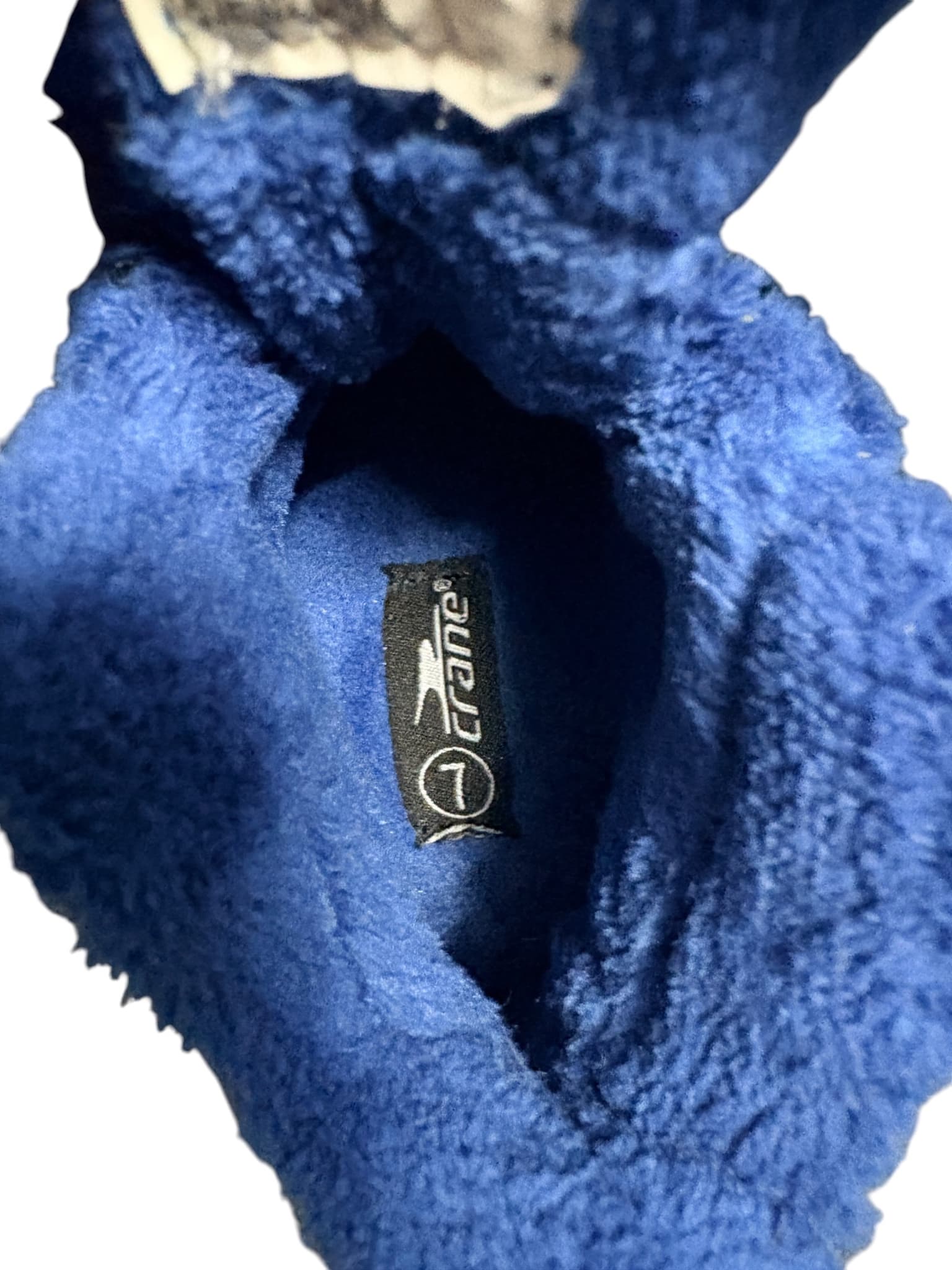 Crane Winter Boots Velcro Grey Blue Toddler 7 — photo 3 of 4