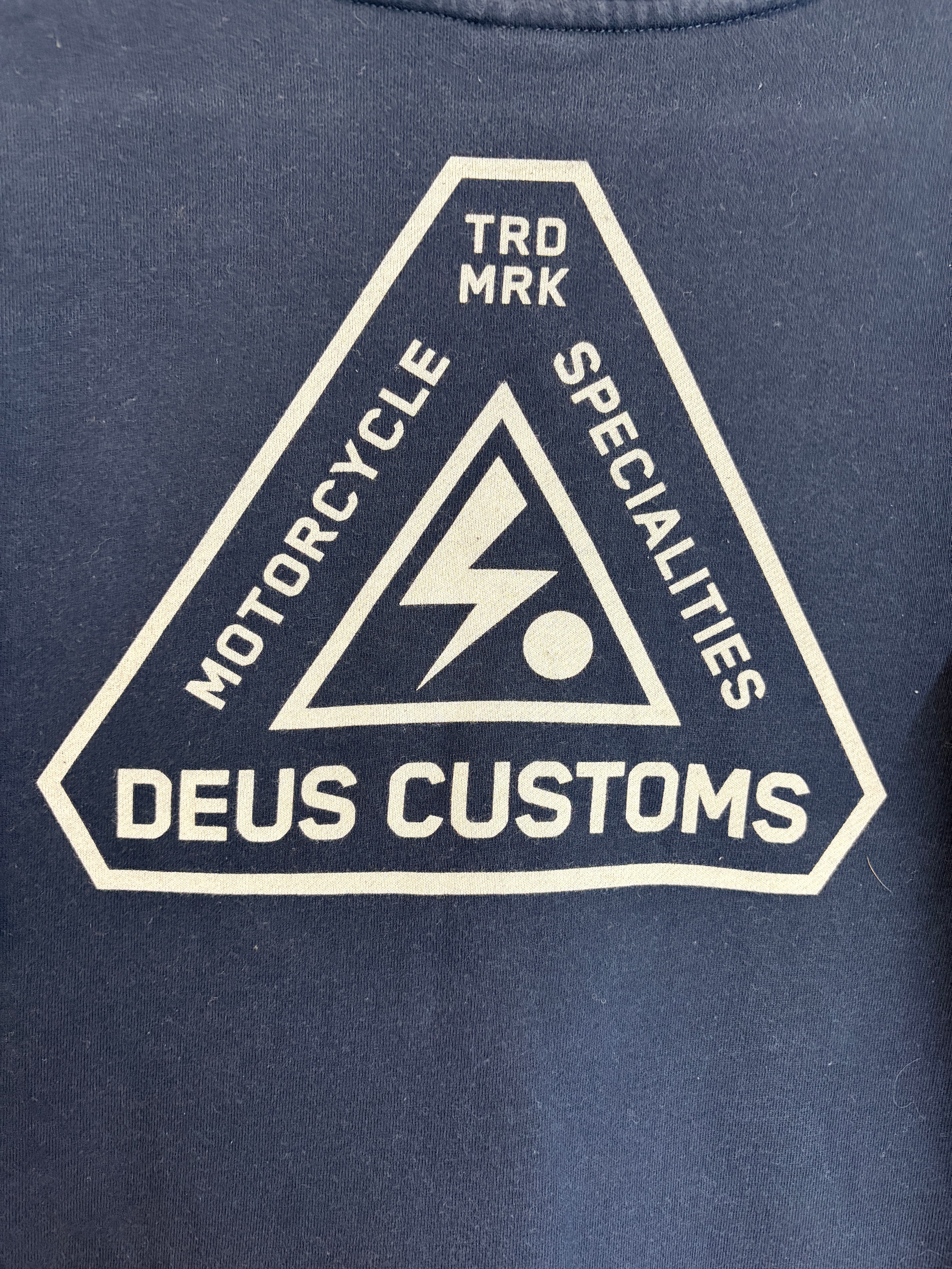 Deus Ex Machina Crewneck Sweatshirt Navy Blue Size 12 — photo 3 of 4