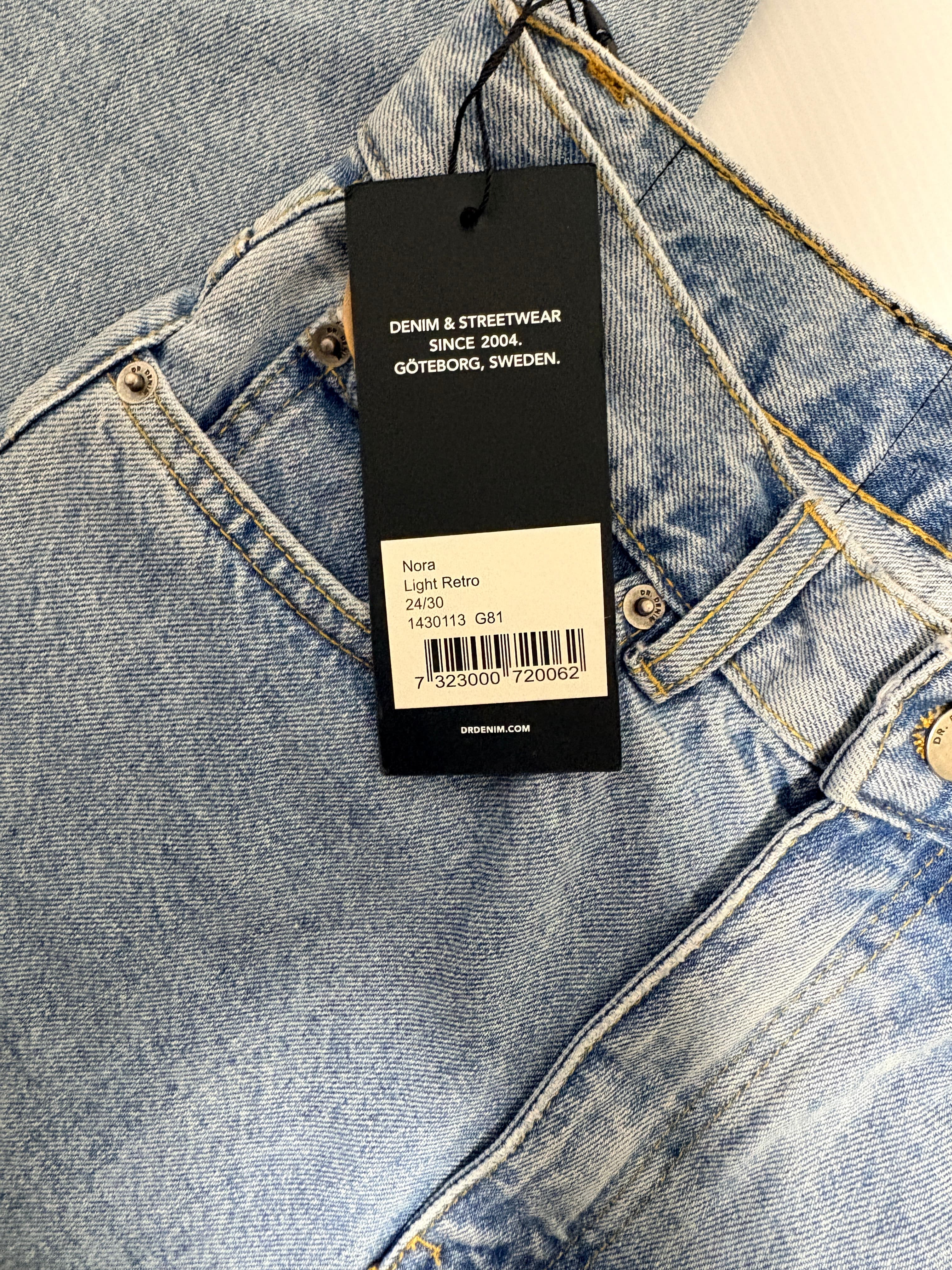 Dr. Denim Nora Light Retro Jeans Light Blue Women's 24/30 — photo 4 of 9