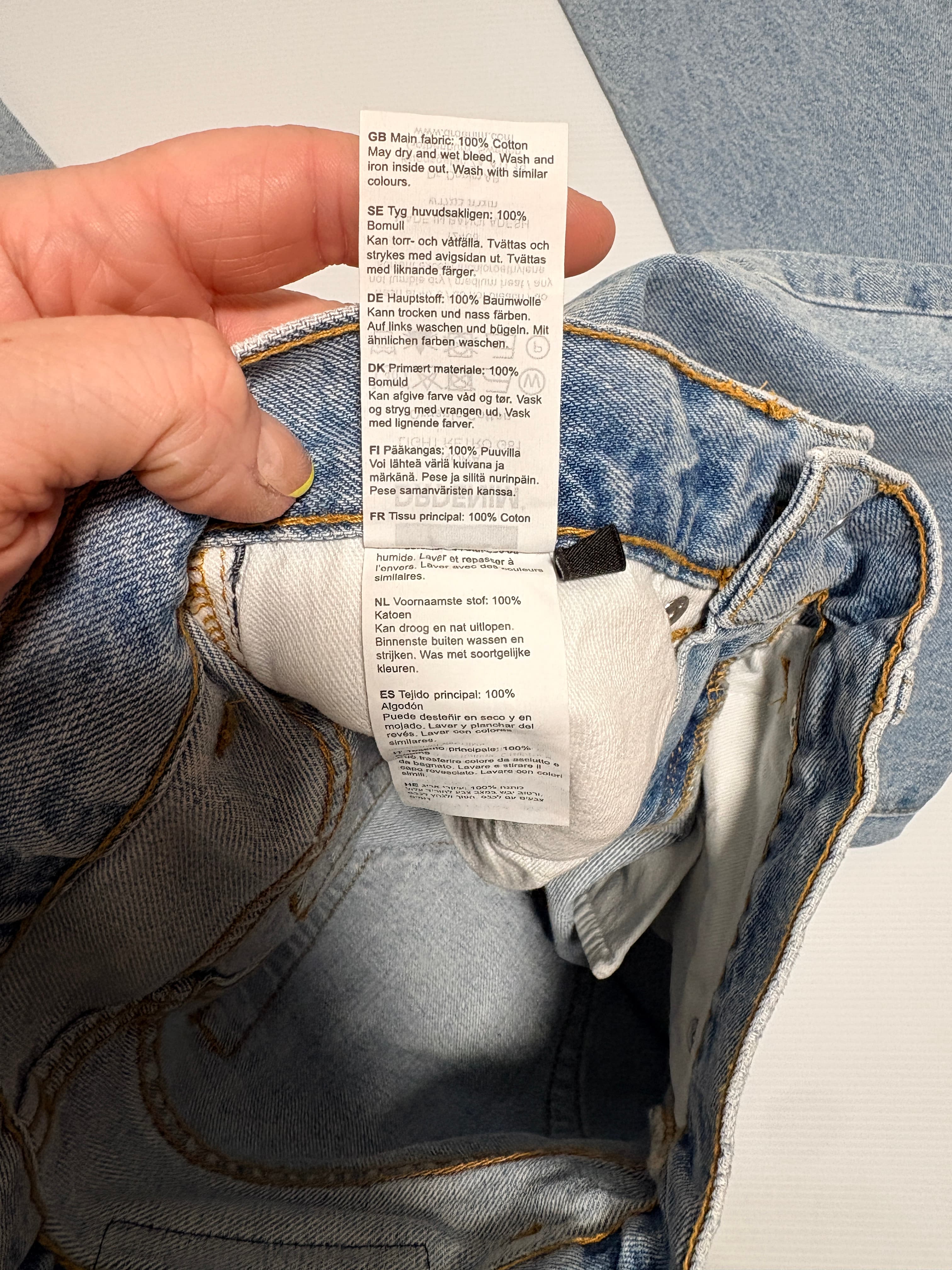 Dr. Denim Nora Light Retro Jeans Light Blue Women's 24/30 — photo 5 of 9