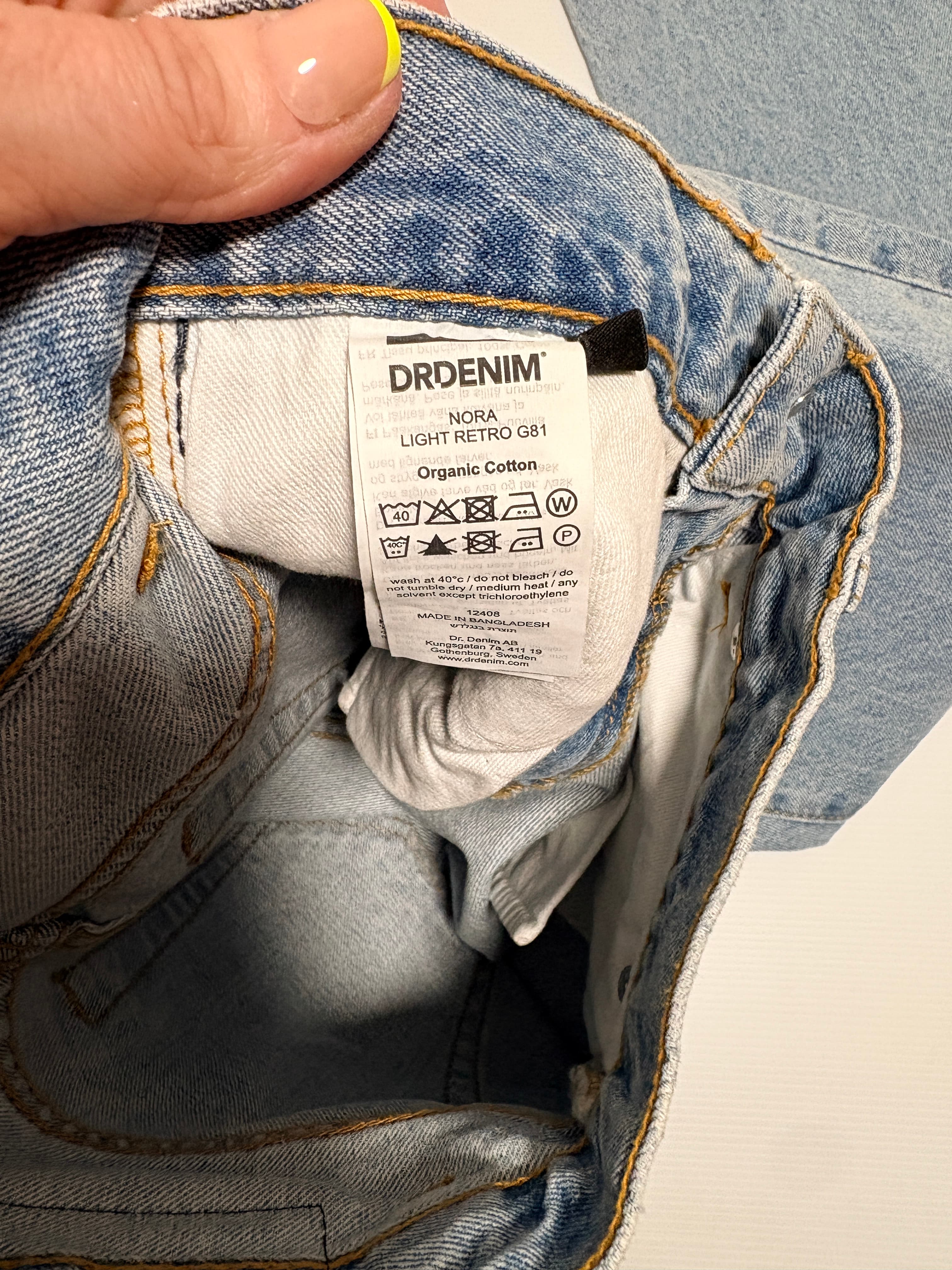Dr. Denim Nora Light Retro Jeans Light Blue Women's 24/30 — photo 8 of 9