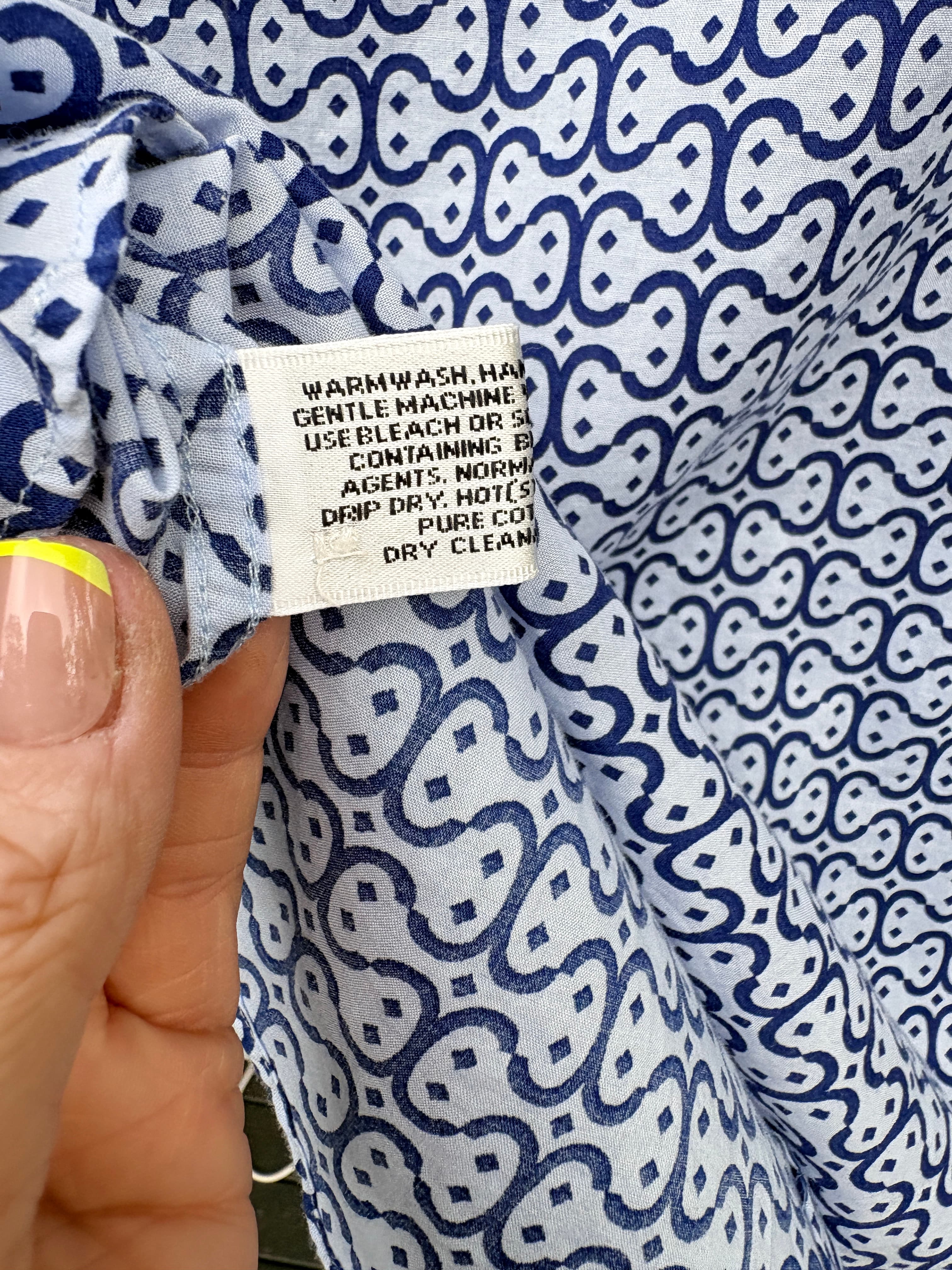Eze Strides Vintage Geometric Print Shirt Men's Medium — photo 6 of 6