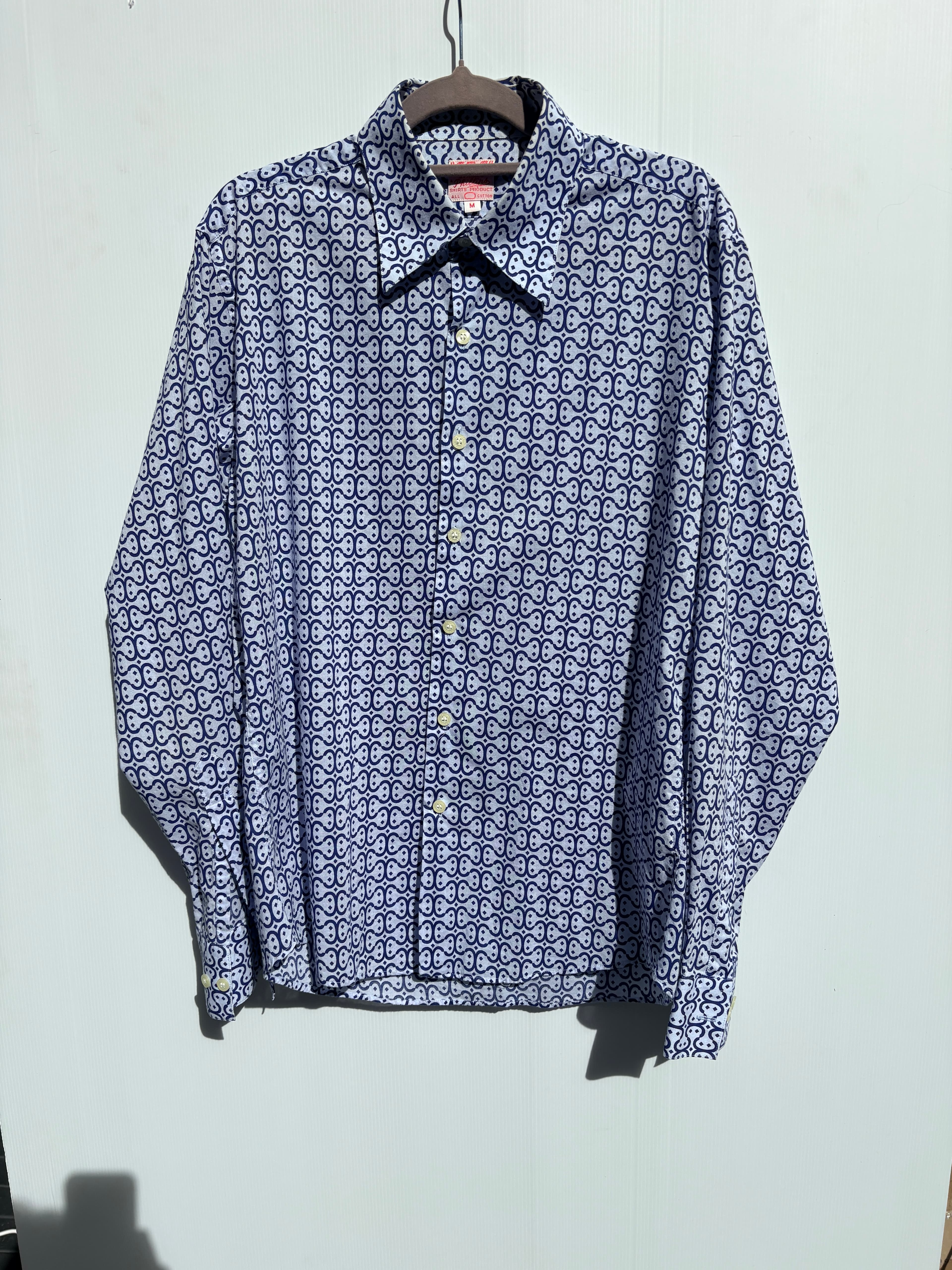 Eze Strides Vintage Geometric Print Shirt Men's Medium — photo 2 of 6