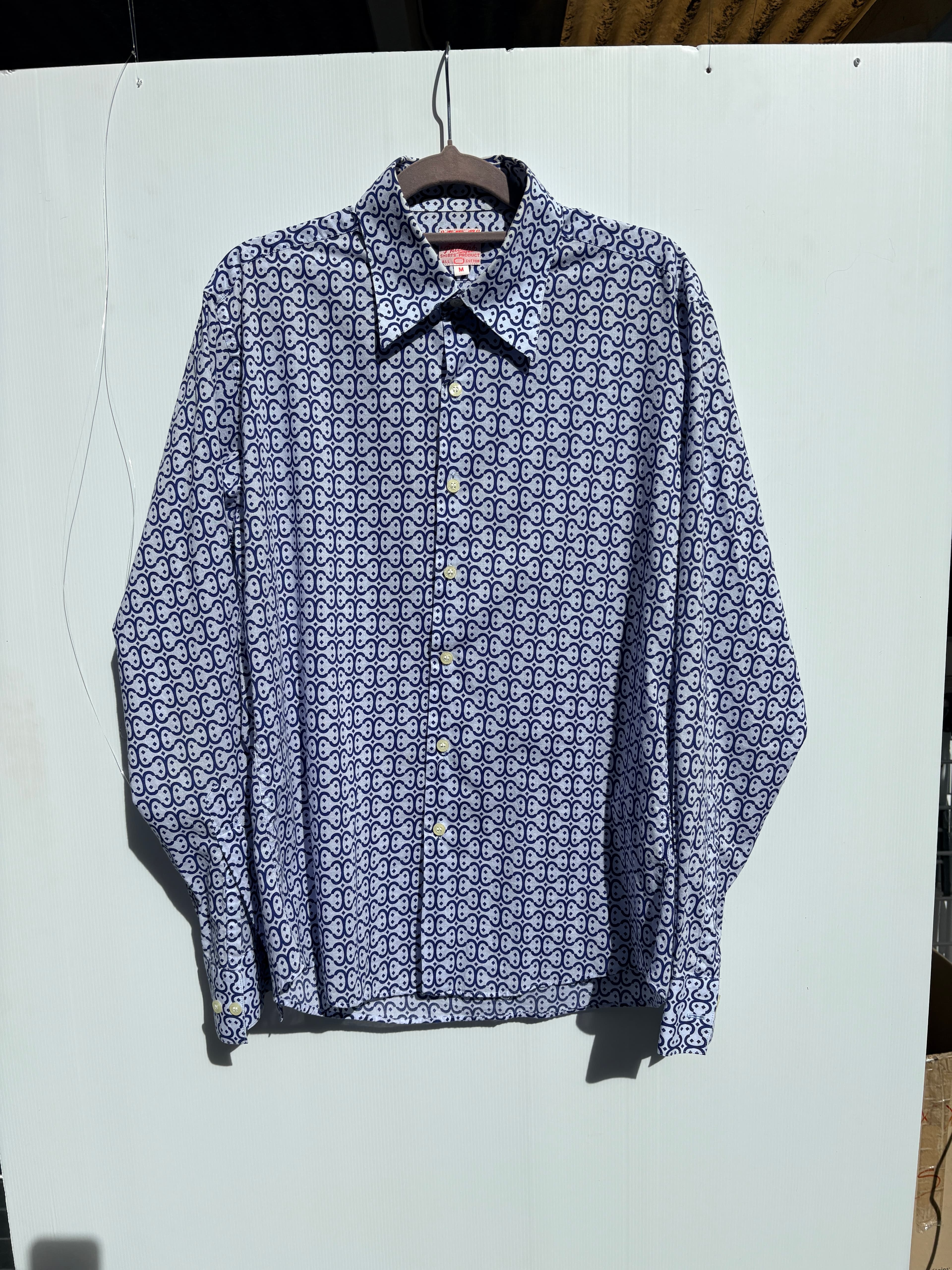 Eze Strides Vintage Geometric Print Shirt Men's Medium — photo 1 of 6