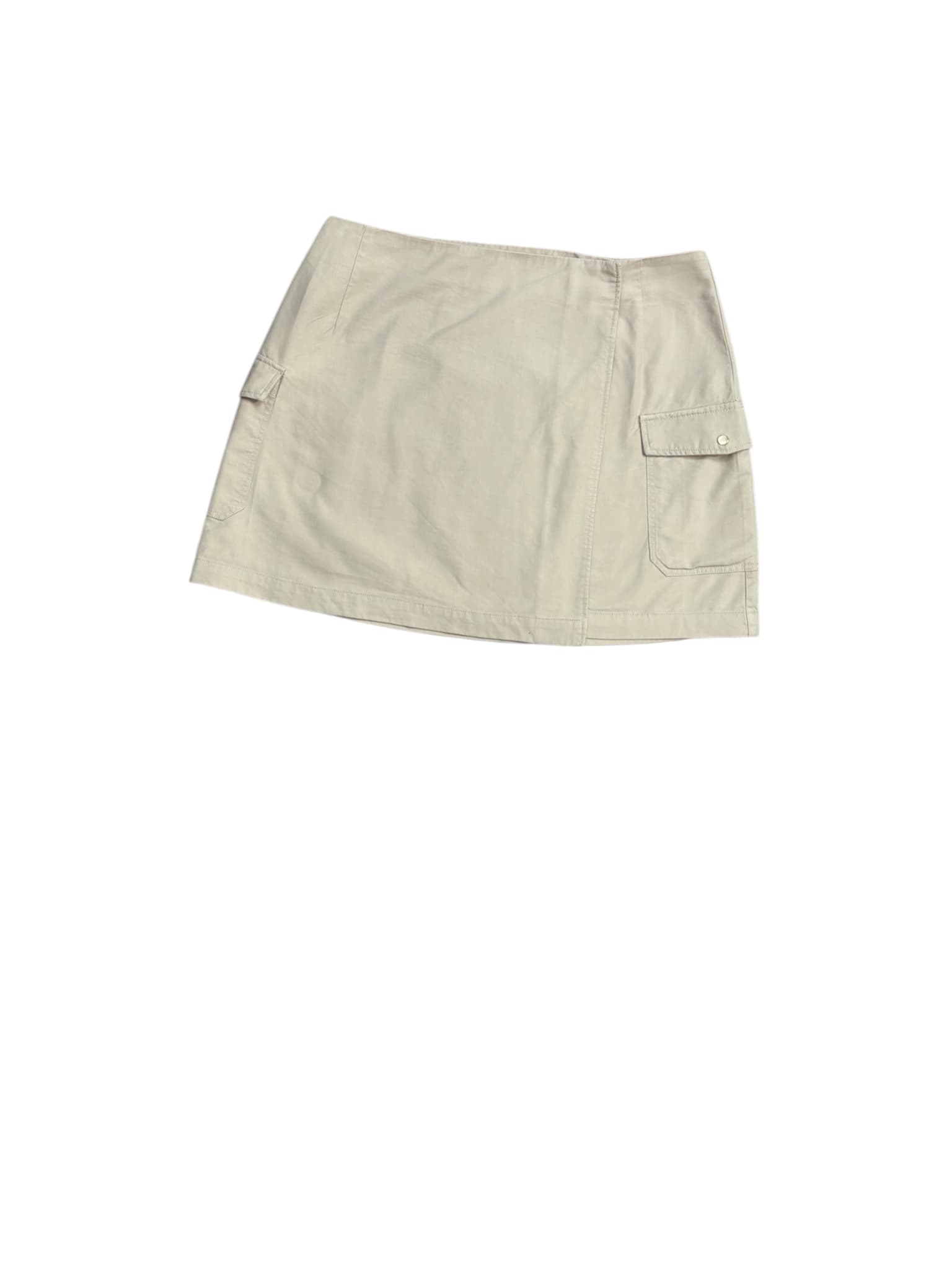 Forever New Cargo Mini Skirt Utility Style Khaki Women's 14 — photo 2 of 8