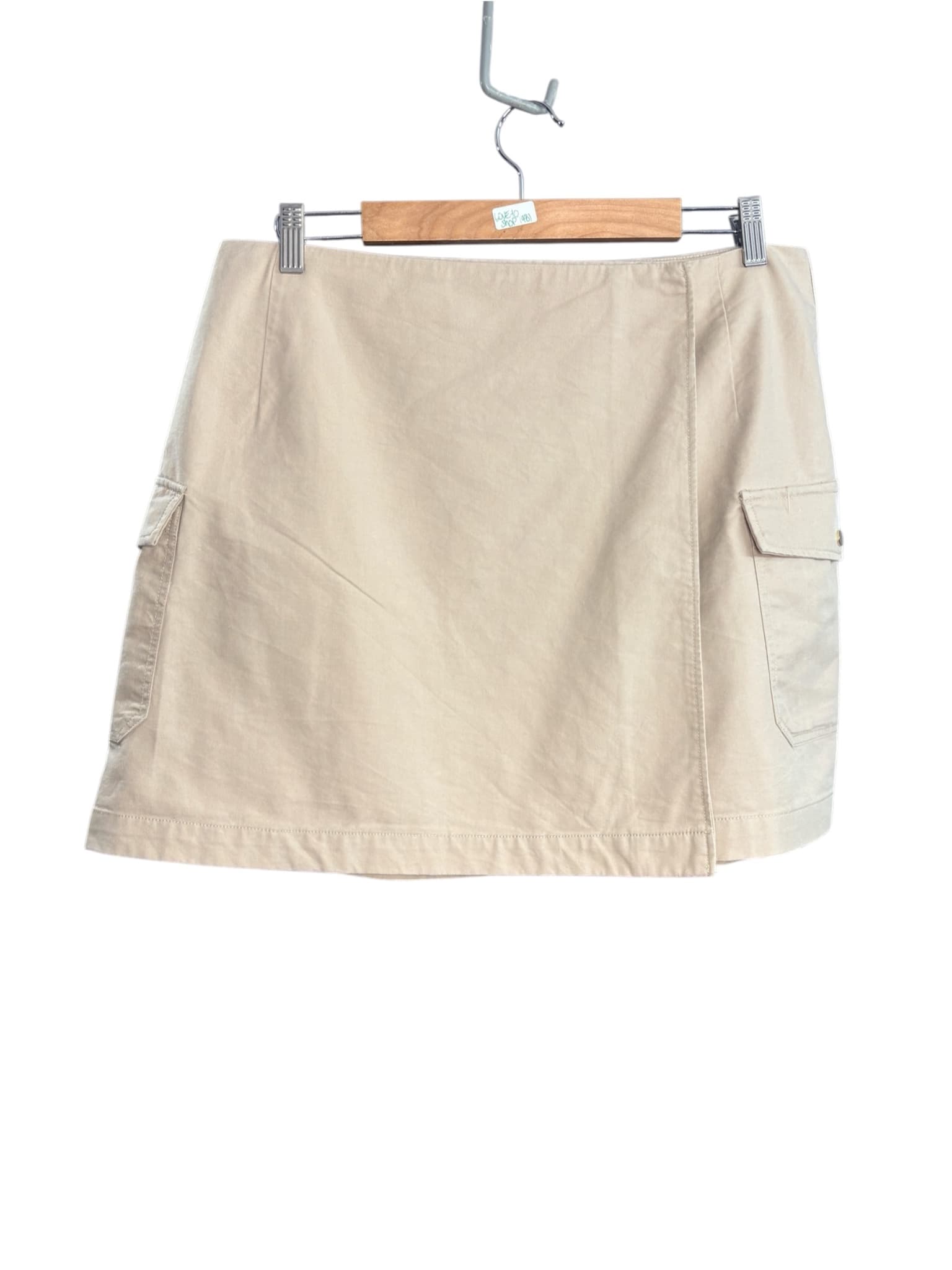 Forever New Cargo Mini Skirt Utility Style Khaki Women's 14 — photo 4 of 8