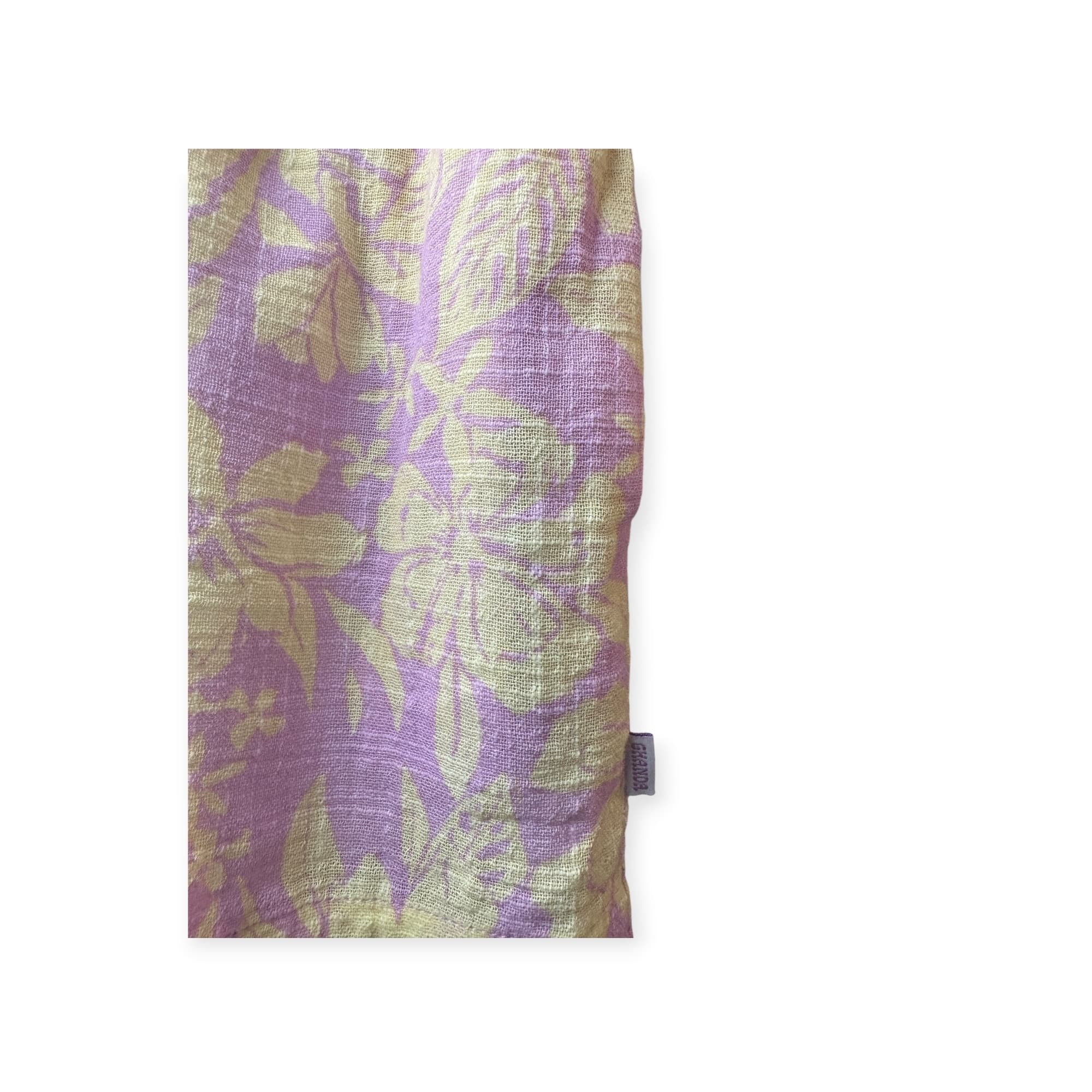 Ghanda Floral Drawstring Shorts Pink Yellow Kids 9-10 — photo 2 of 6