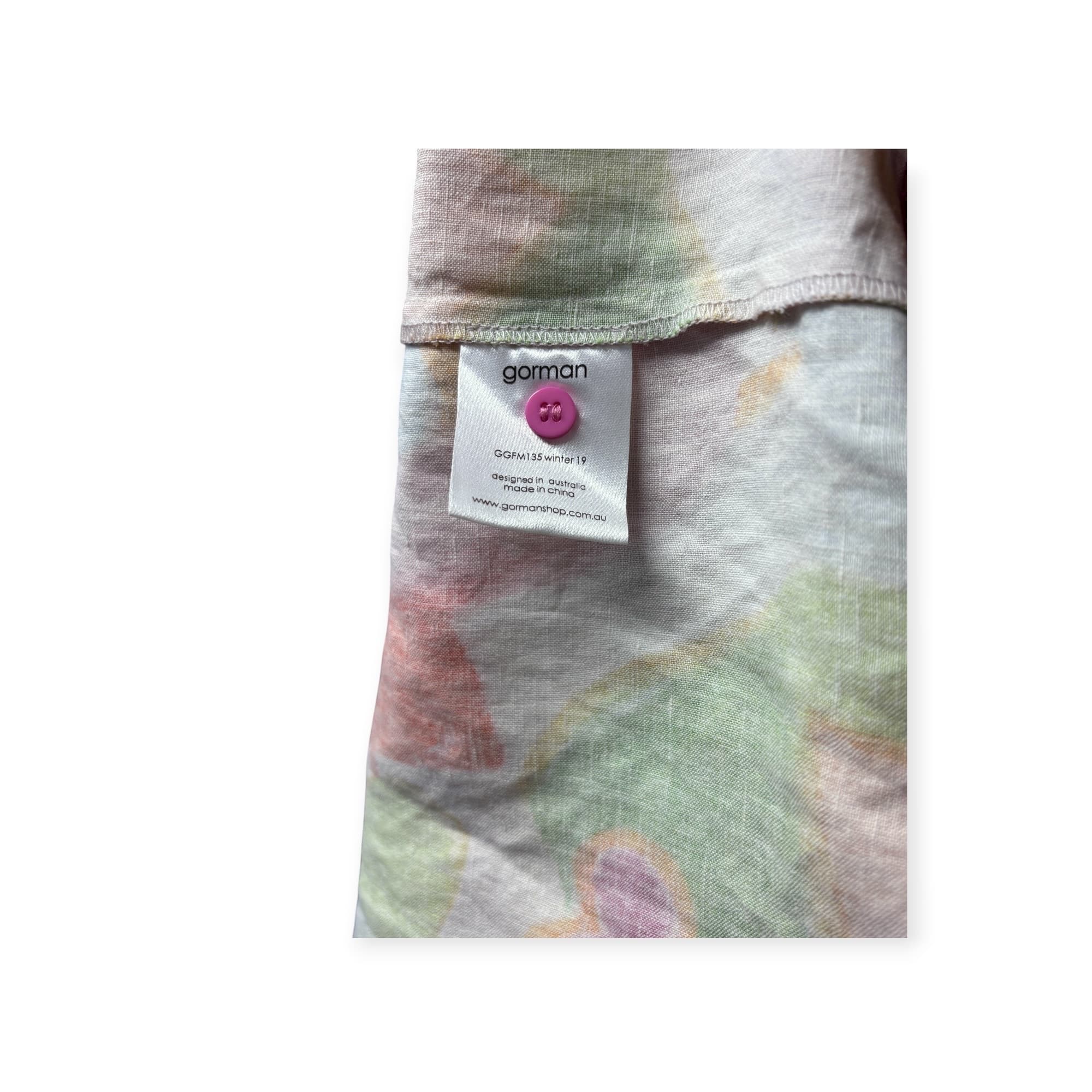 Gorman Dress Abstract Print Silk Linen Multi-colour Women's 8 — photo 3 of 7