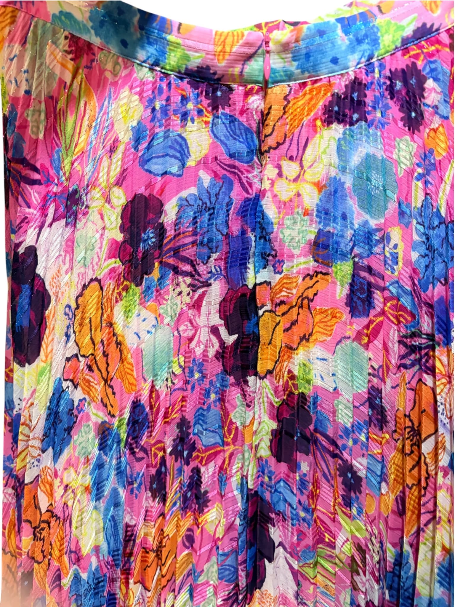 Gorman Pleated Floral Midi Skirt Flora Rosa Size 8 — photo 2 of 6