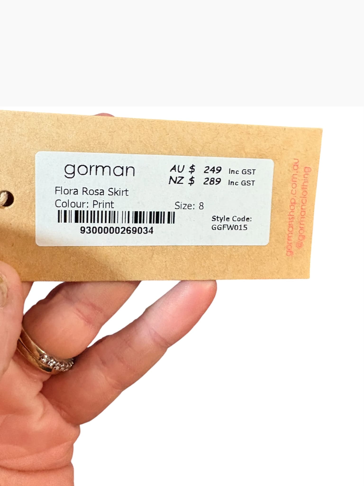 Gorman Pleated Floral Midi Skirt Flora Rosa Size 8 — photo 6 of 6