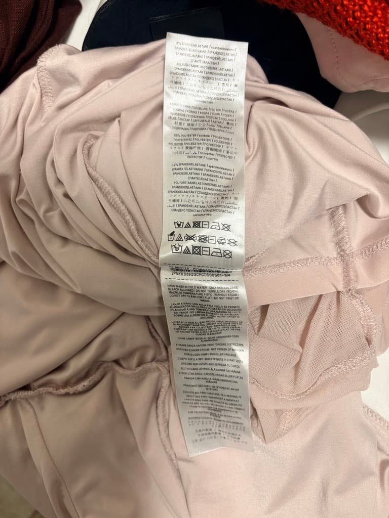 Guess Nude Mesh Ruched Long Sleeve Midi Dress - Size S — photo 9 of 15