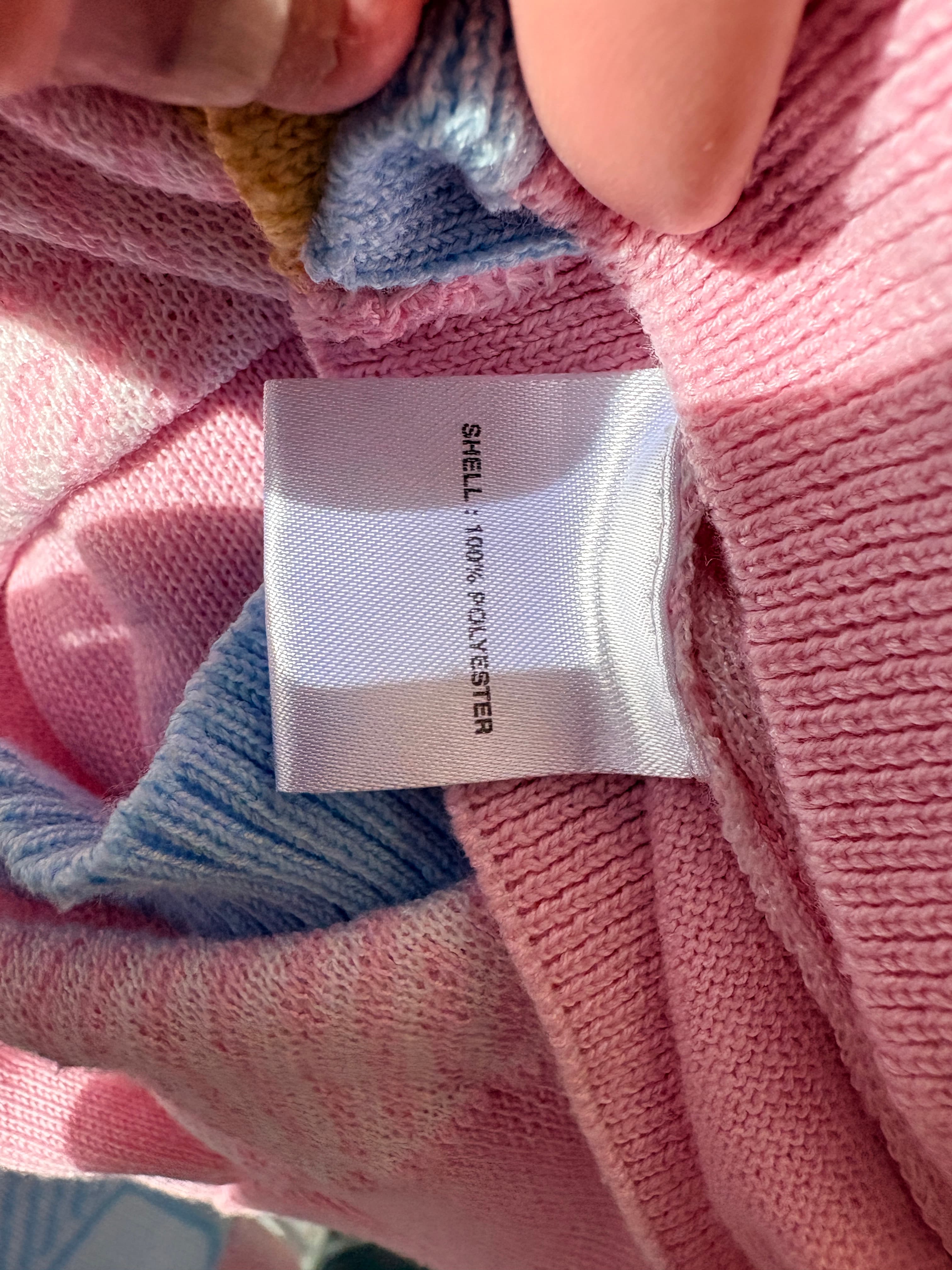 Jelly Bunny Knit Cardigan Pastel Checkered XL — photo 5 of 6