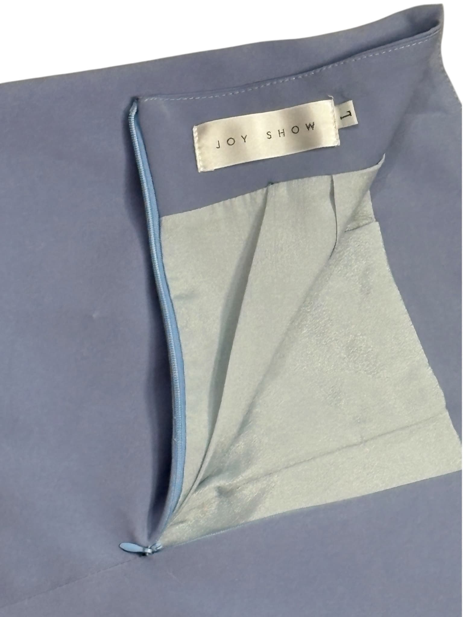 Joy Show Mini Skirt Ruched Side Lavender Women's L — photo 2 of 4