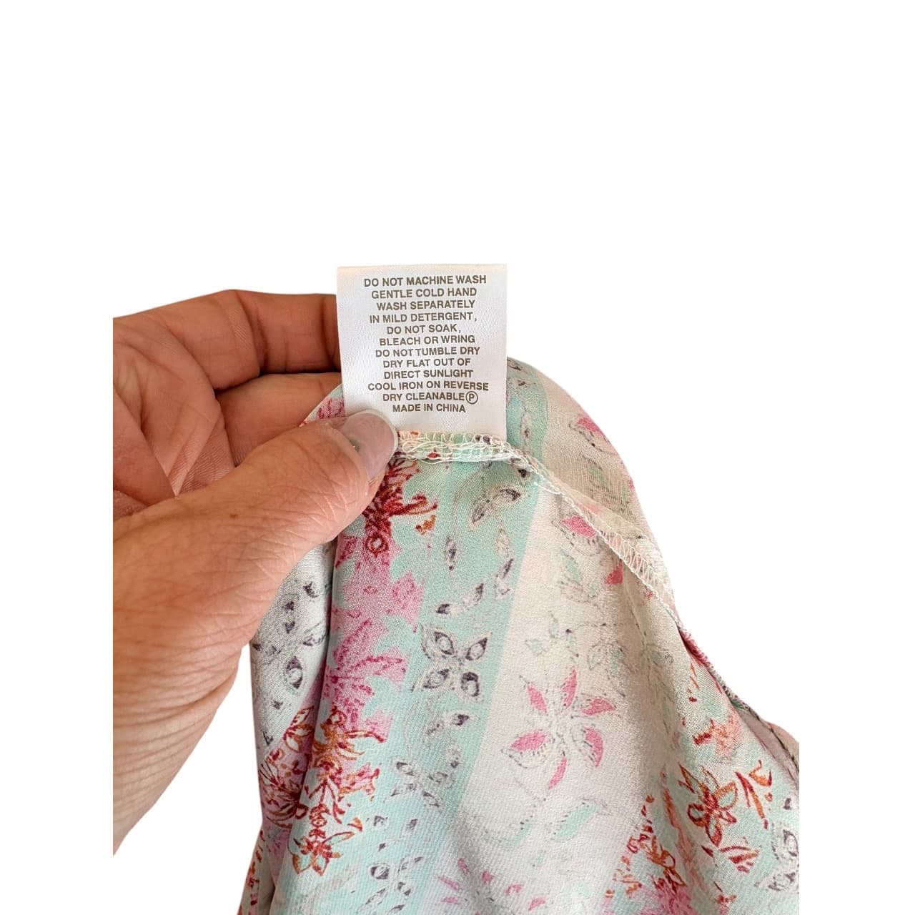 Kachel Silk Printed Tunic Dress Pink Multi Size 12 — photo 4 of 5