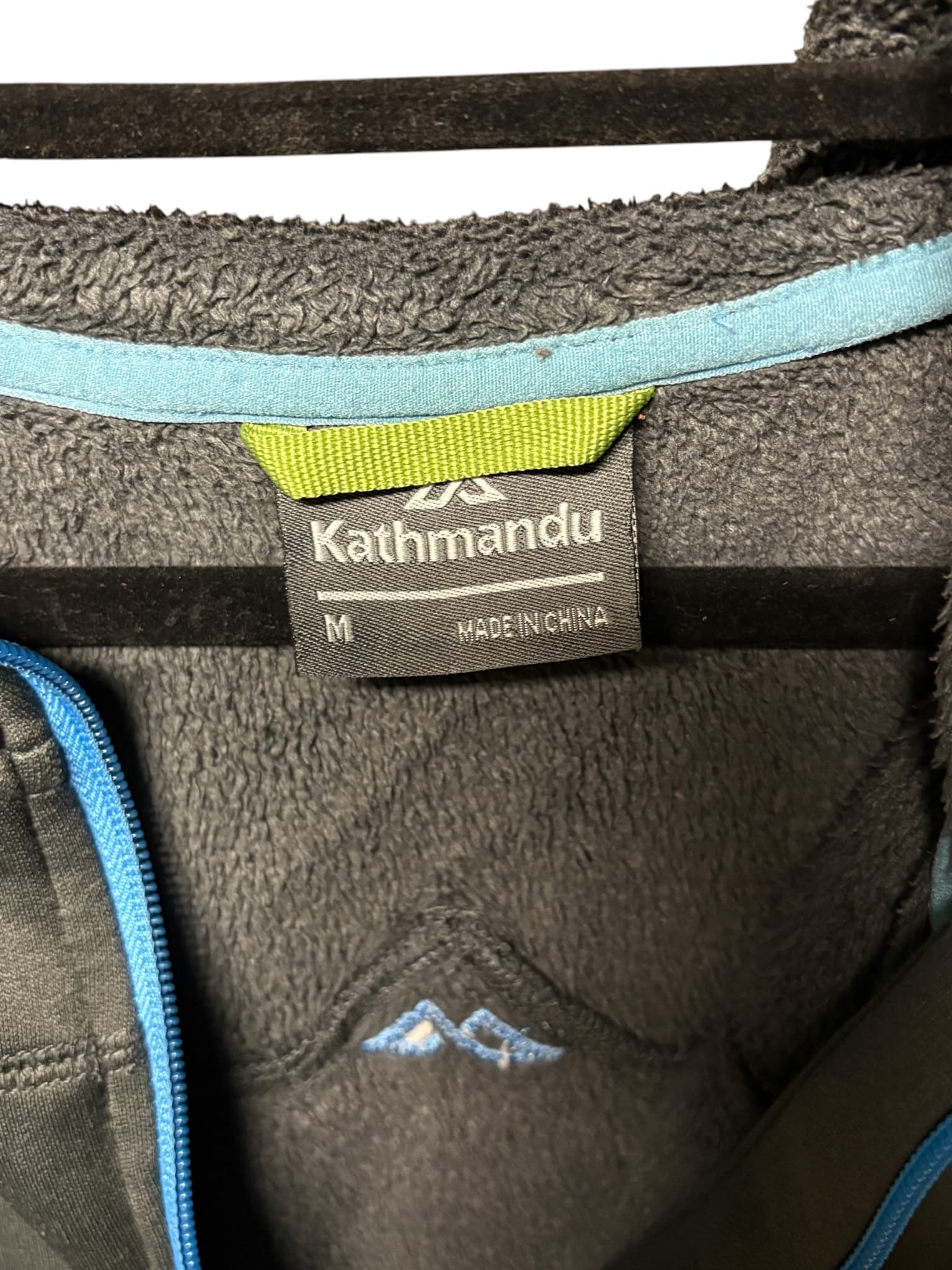 Kathmandu Altitudes Fleece Hooded Jacket Full Zip Grey Men's M — photo 3 of 4