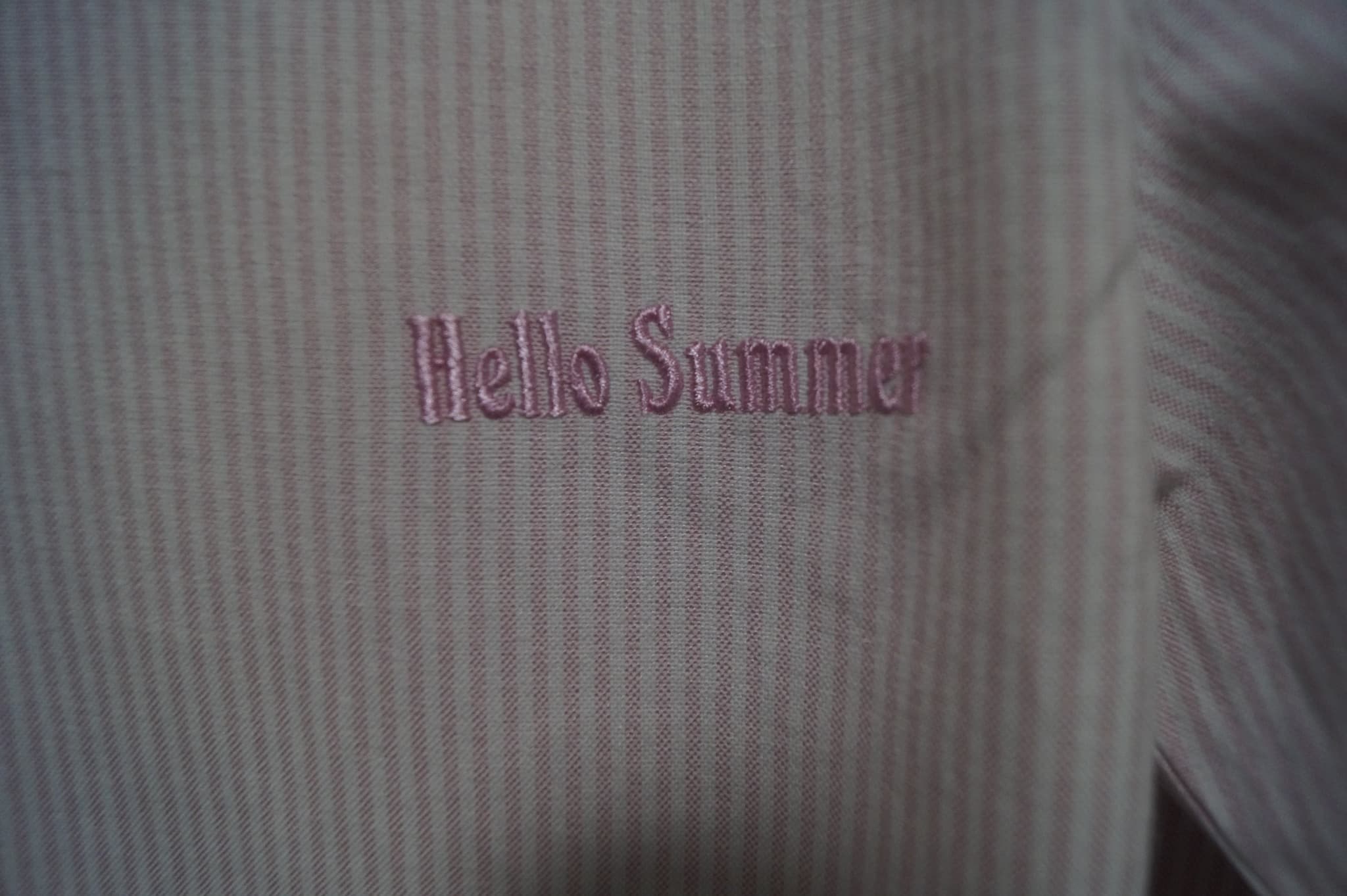Kill System Bunniesland Embroidered Striped Button-Down Shirt - Pink — photo 6 of 7