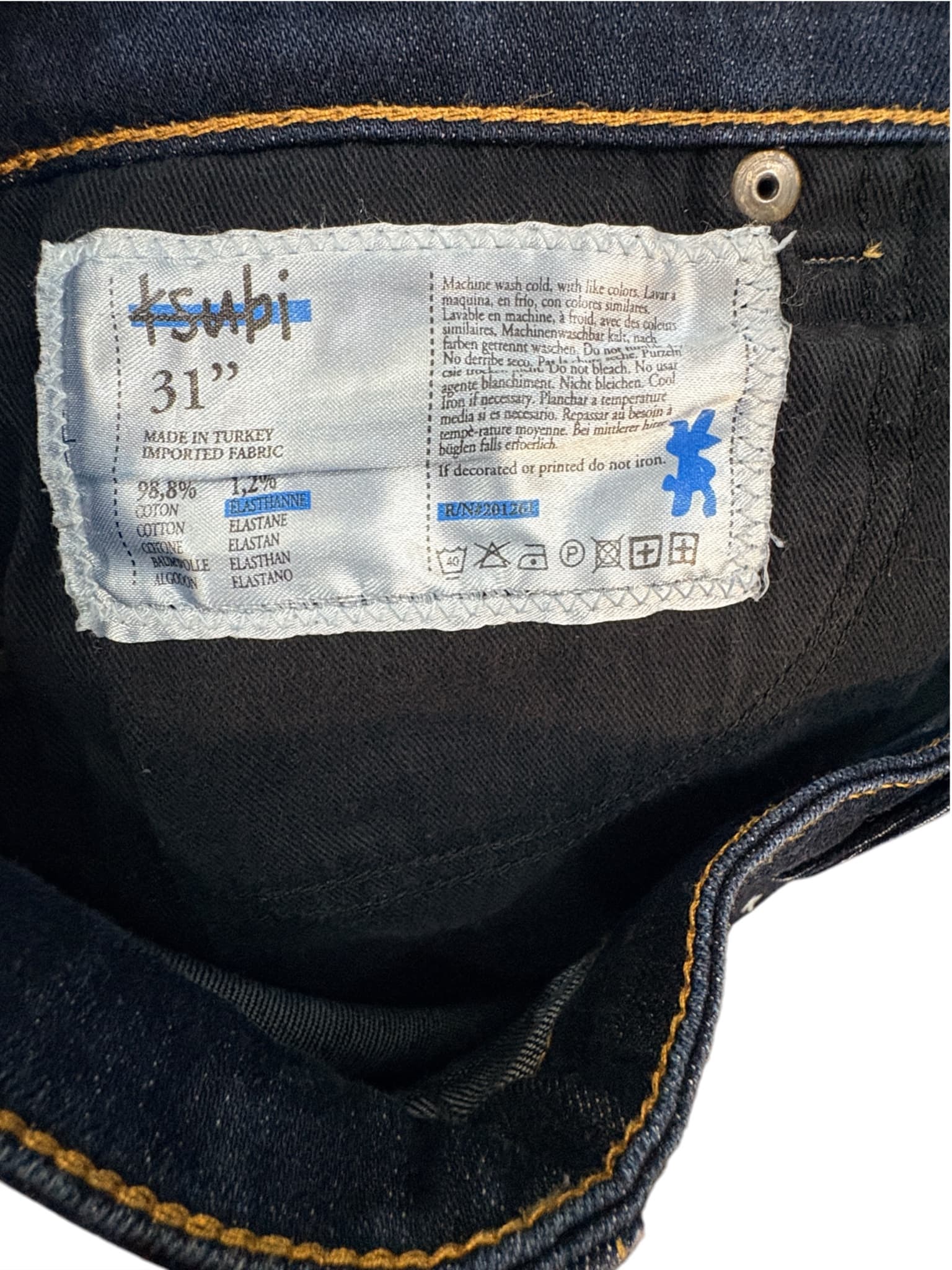 Ksubi Skinny Jeans Dark Wash Men's 31 — photo 6 of 10