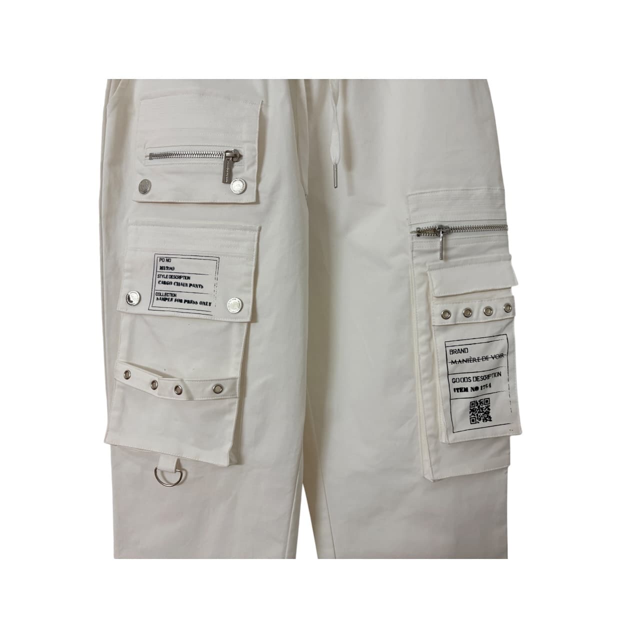 Manière De Voir Cargo Chain Pants White Size 6 — photo 6 of 7