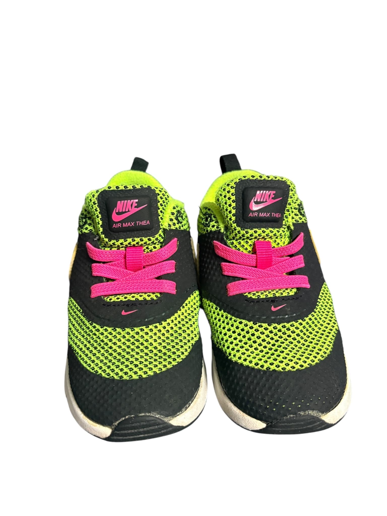 Nike Air Max Thea Sneakers Black Volt Pink Toddler 7C — photo 1 of 8
