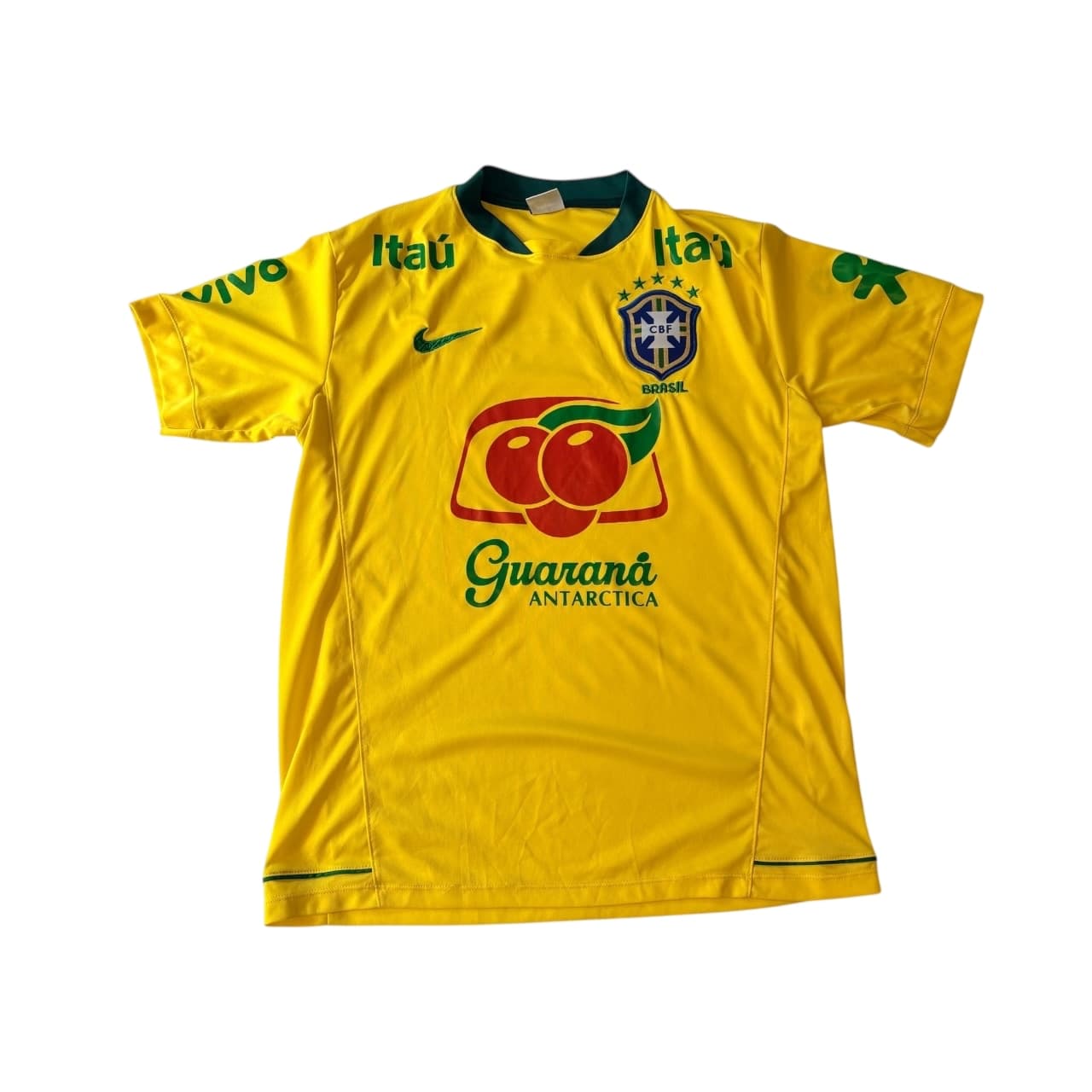 Nike Brazil CBF Training Jersey Guarana Antarctica Sponsor Yellow — photo 1 of 9