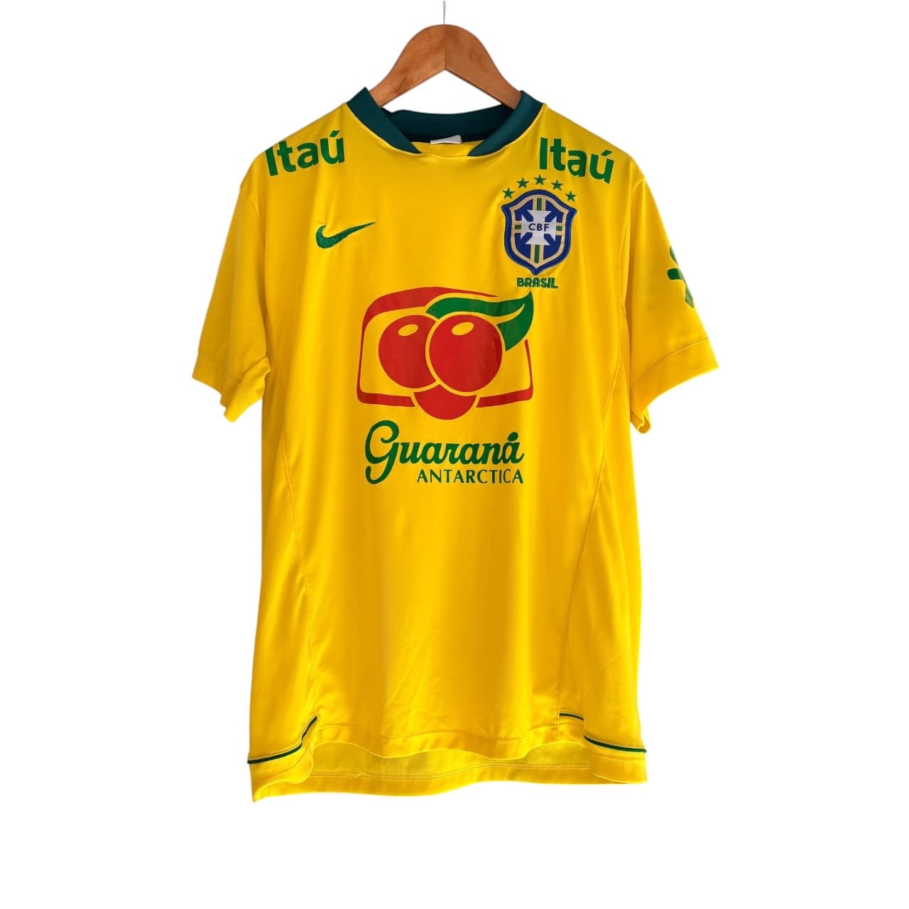 Nike Brazil CBF Training Jersey Guarana Antarctica Sponsor Yellow — photo 5 of 9