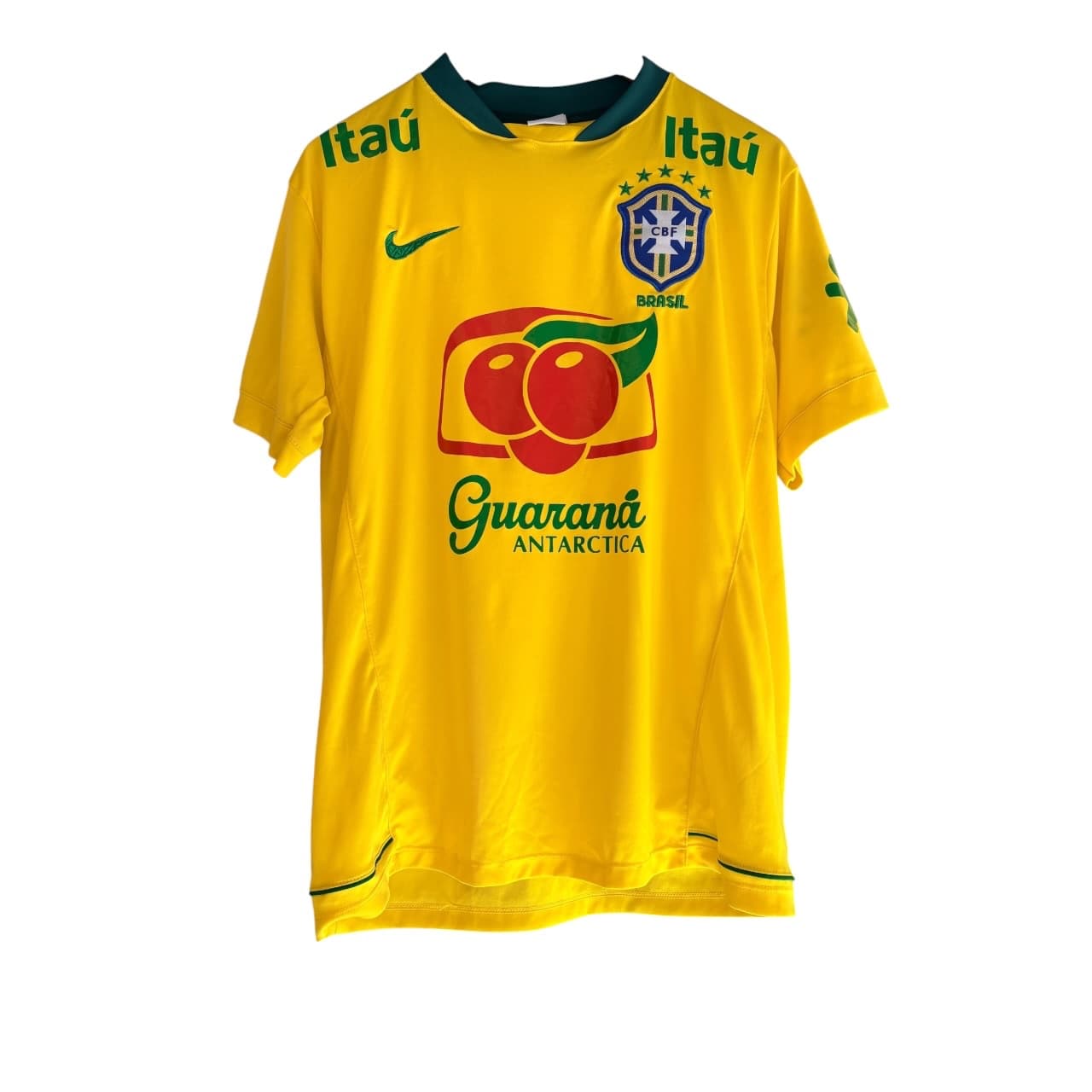 Nike Brazil CBF Training Jersey Guarana Antarctica Sponsor Yellow — photo 6 of 9