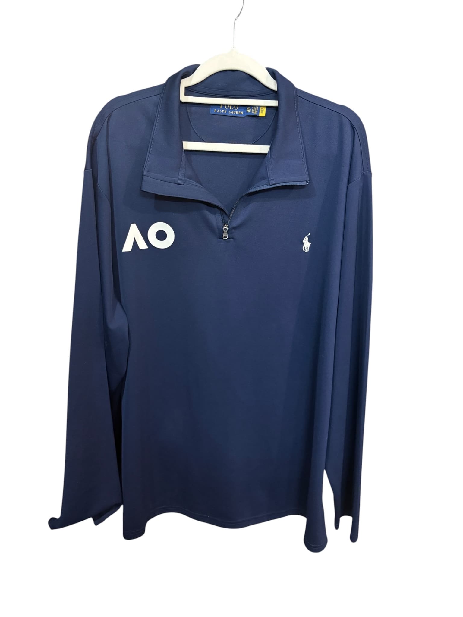 Polo Ralph Lauren Australian Open Quarter-Zip Pullover Navy Men's XXL — photo 1 of 4