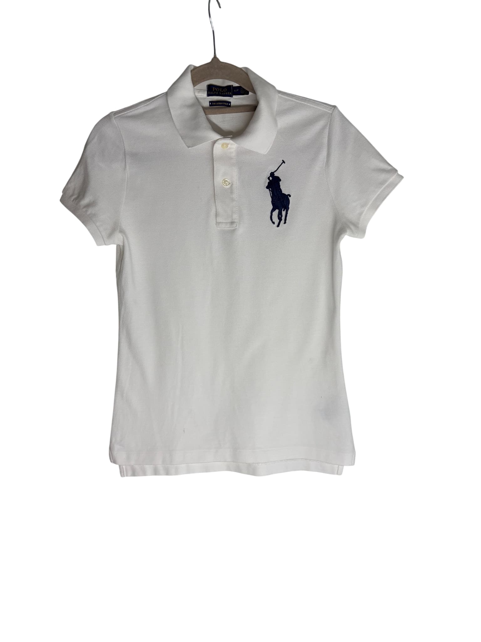 Polo Ralph Lauren The Skinny Polo Shirt White Women's Size S — photo 1 of 8