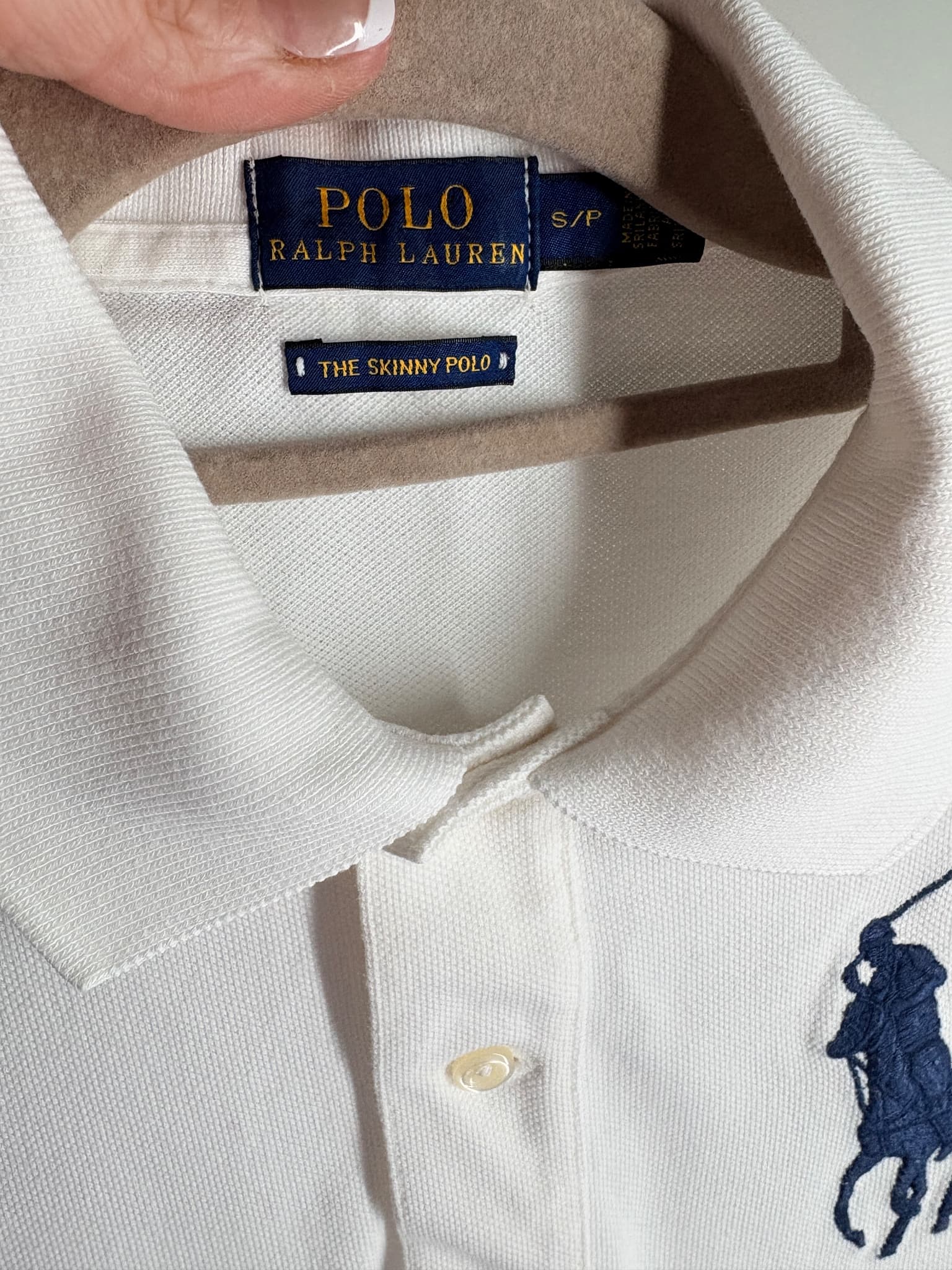 Polo Ralph Lauren The Skinny Polo Shirt White Women's Size S — photo 4 of 8