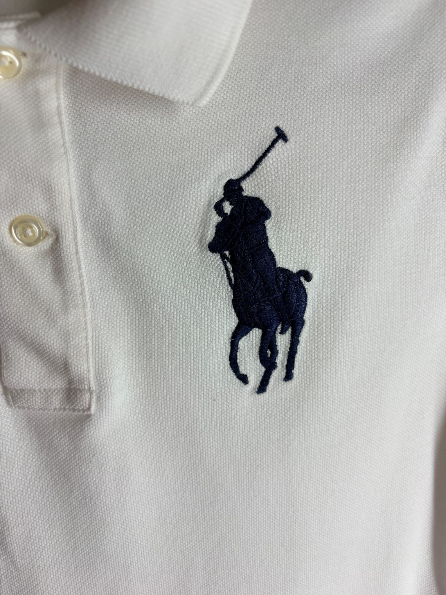 Polo Ralph Lauren The Skinny Polo Shirt White Women's Size S — photo 6 of 8