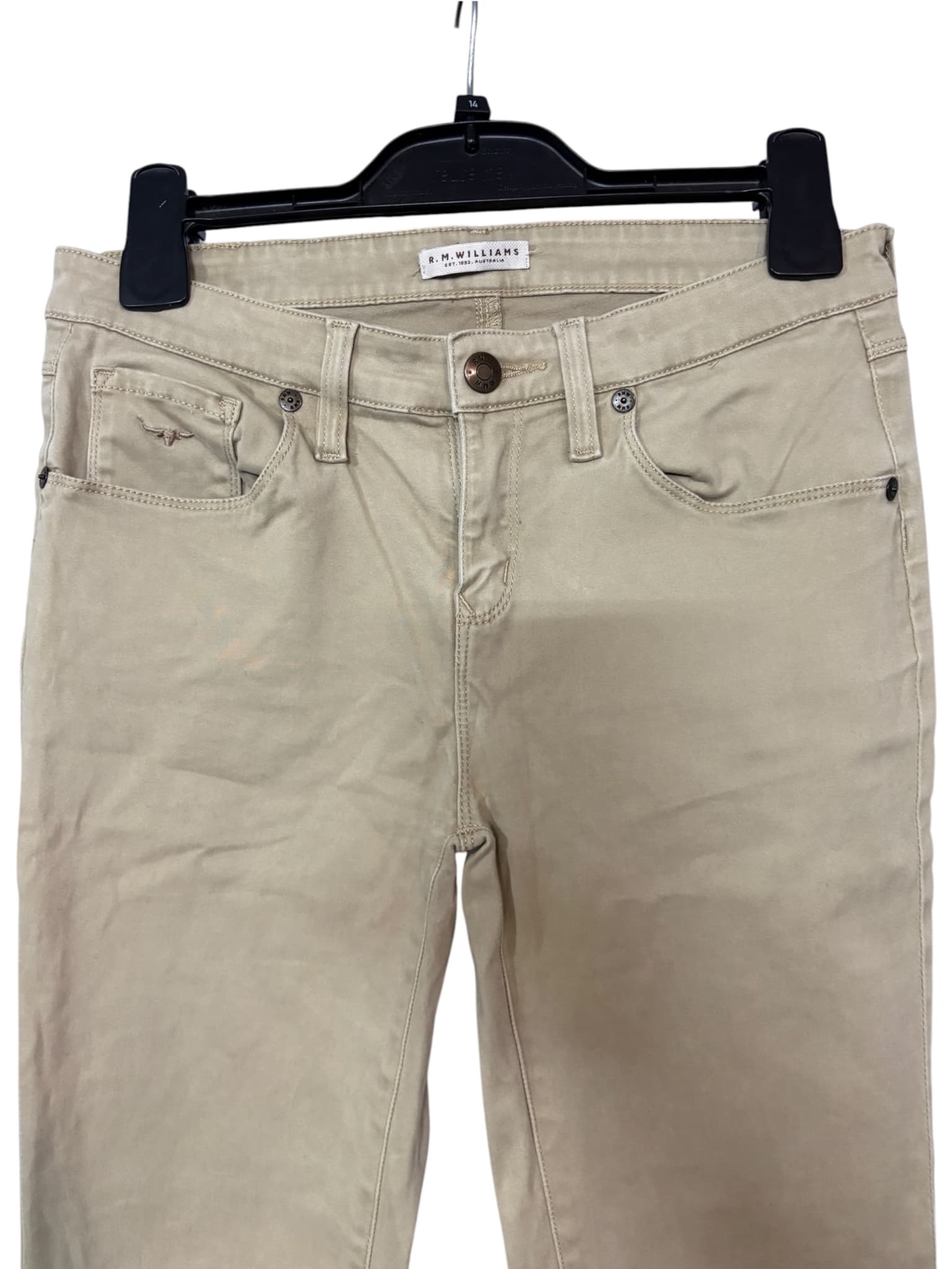 R. M. Williams Chino Pants Straight Leg Tan Women's 26 — photo 2 of 4