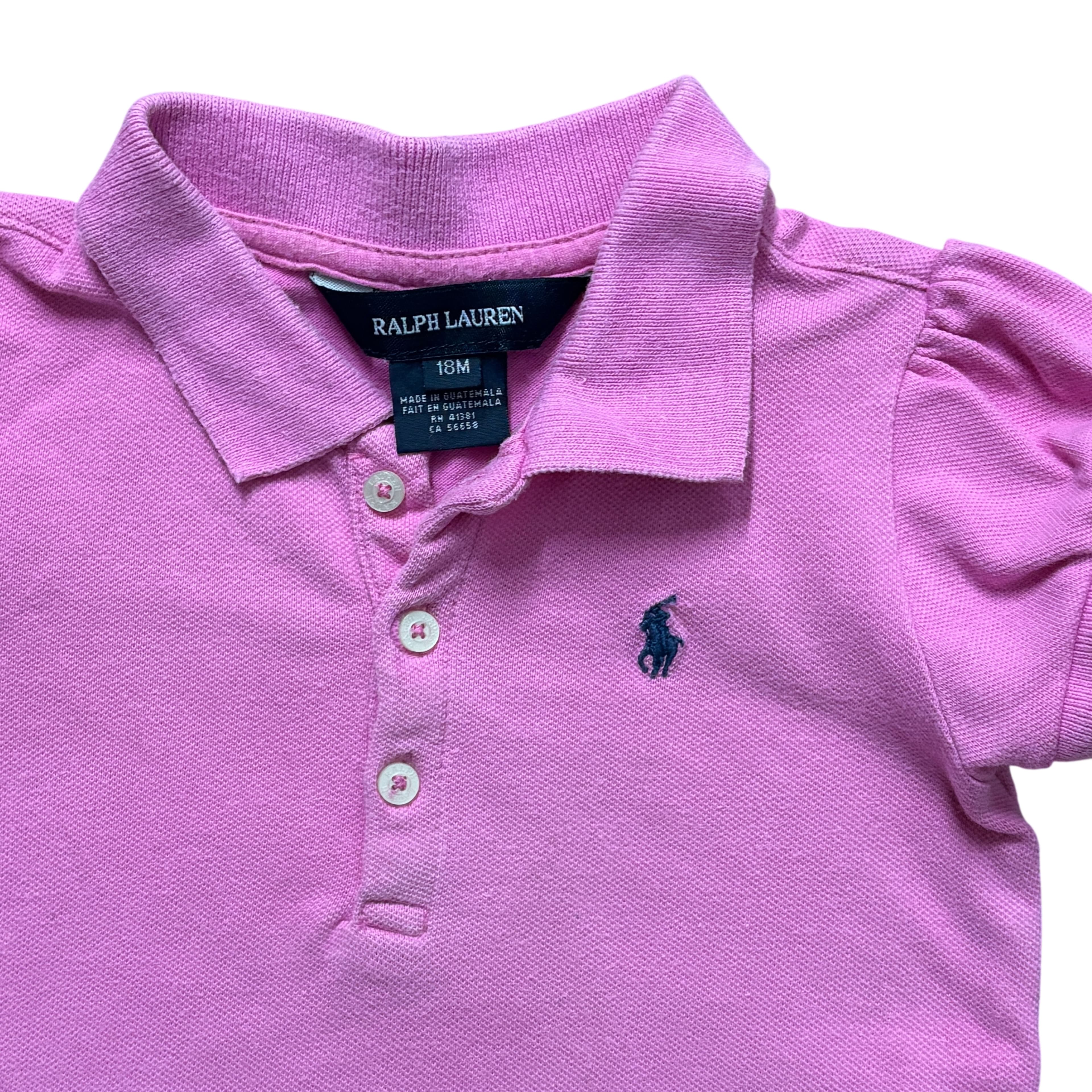Ralph Lauren Baby Girls Polo Shirt Pink 18M — photo 1 of 6