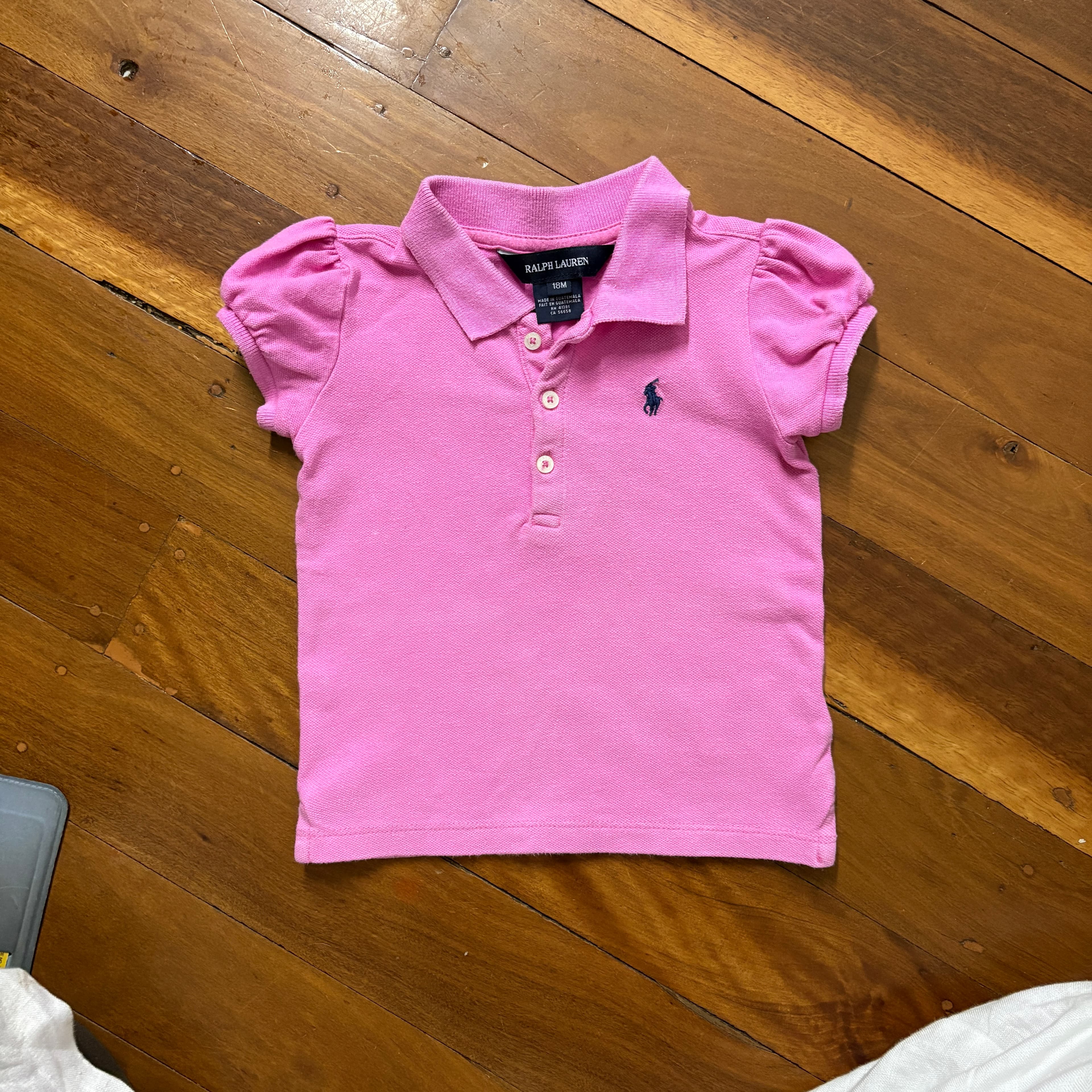Ralph Lauren Baby Girls Polo Shirt Pink 18M — photo 4 of 6