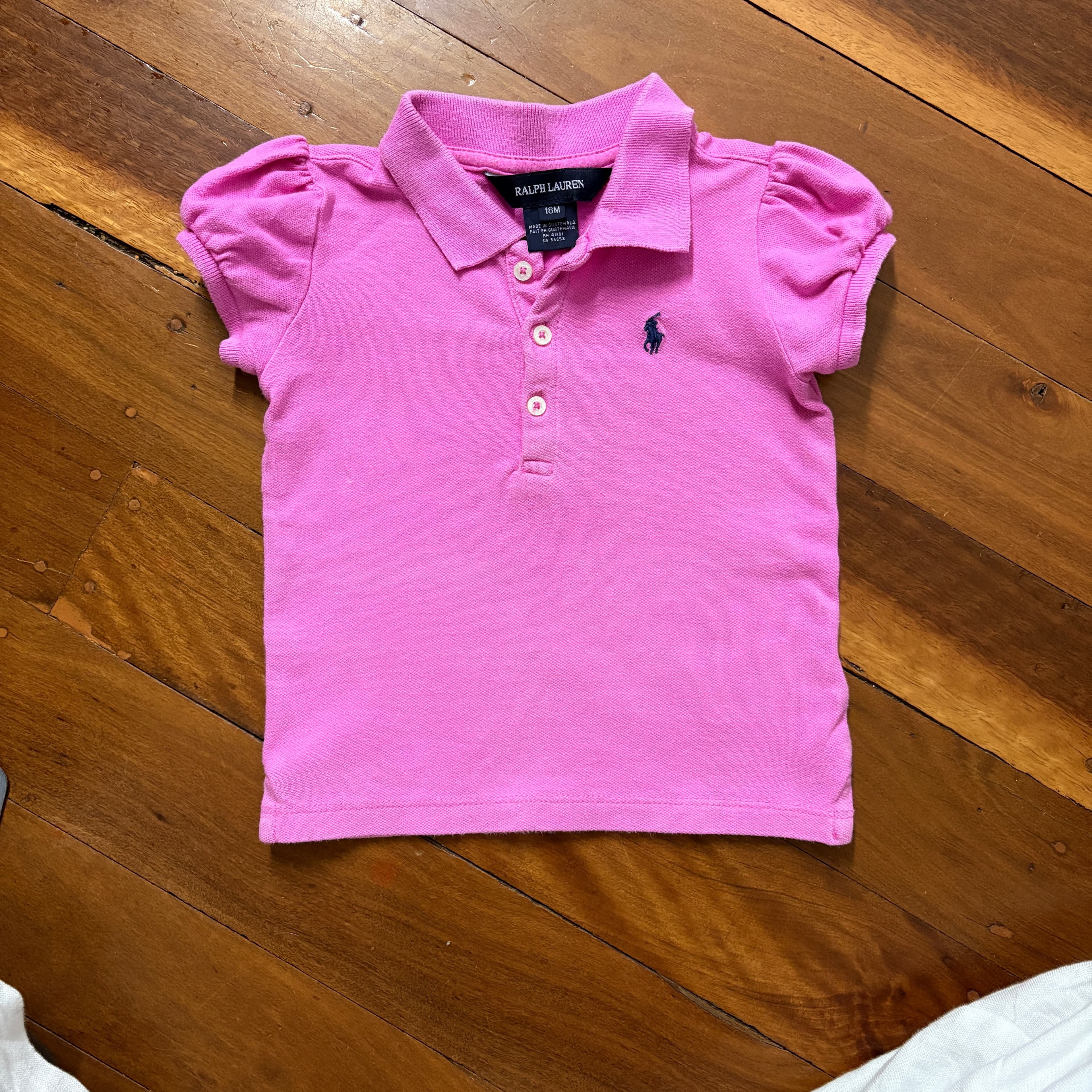 Ralph Lauren Baby Girls Polo Shirt Pink 18M — photo 5 of 6