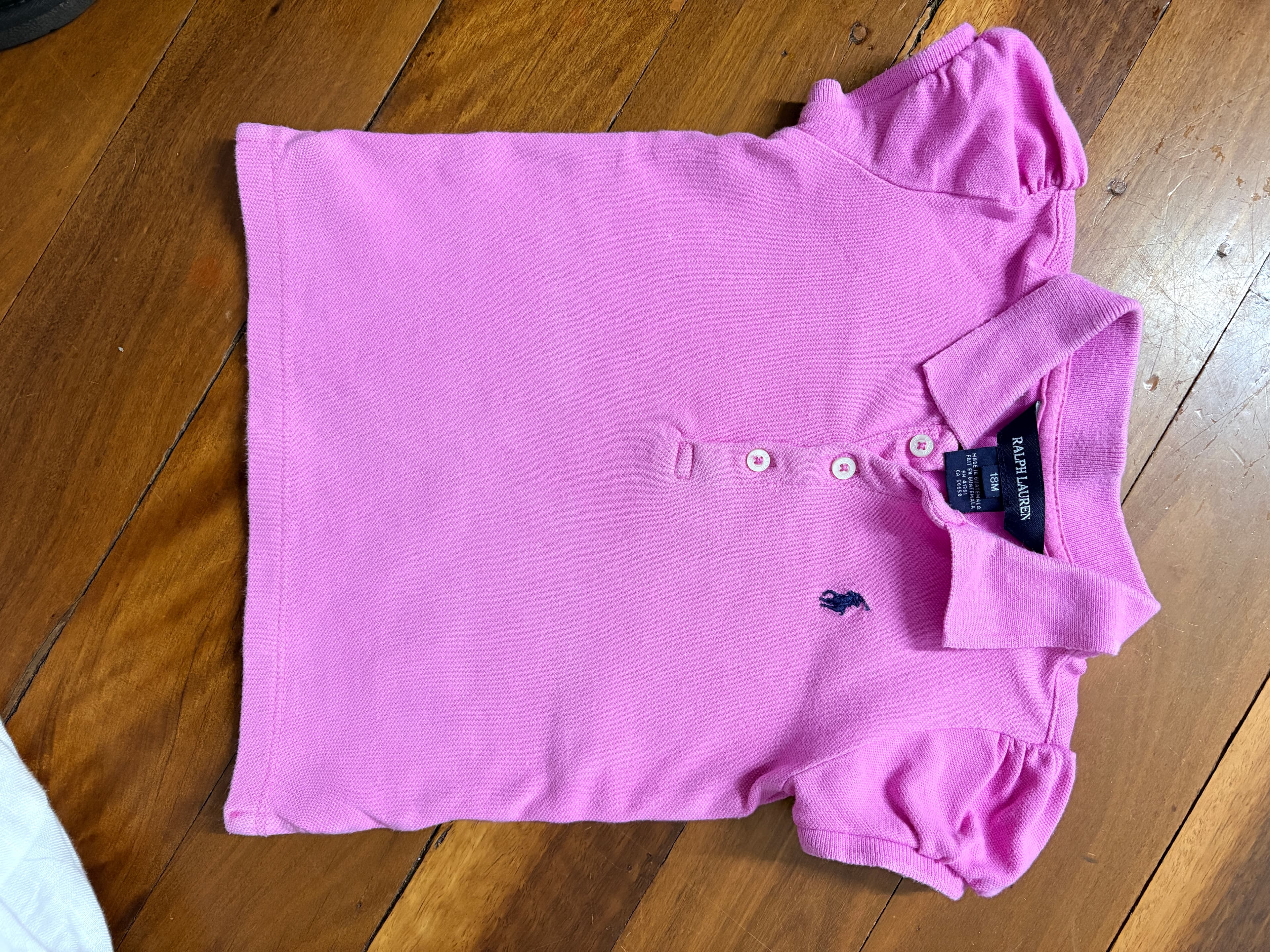 Ralph Lauren Baby Girls Polo Shirt Pink 18M — photo 6 of 6