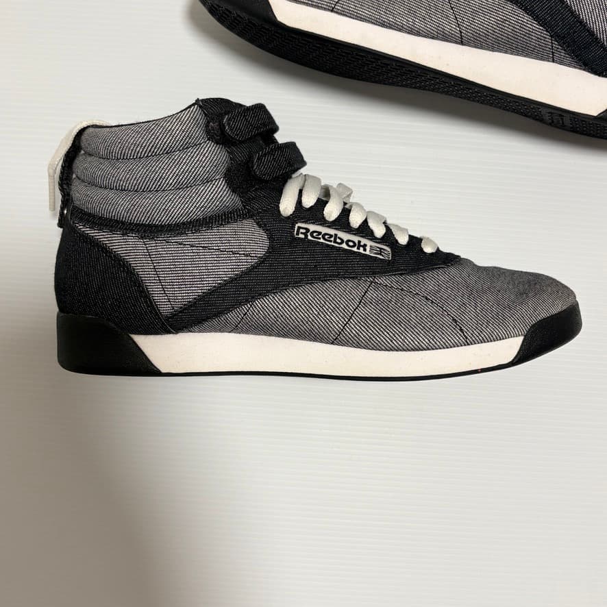 Reebok Classic x Cheap Monday Freestyle Hi Denim Sneakers — photo 9 of 16