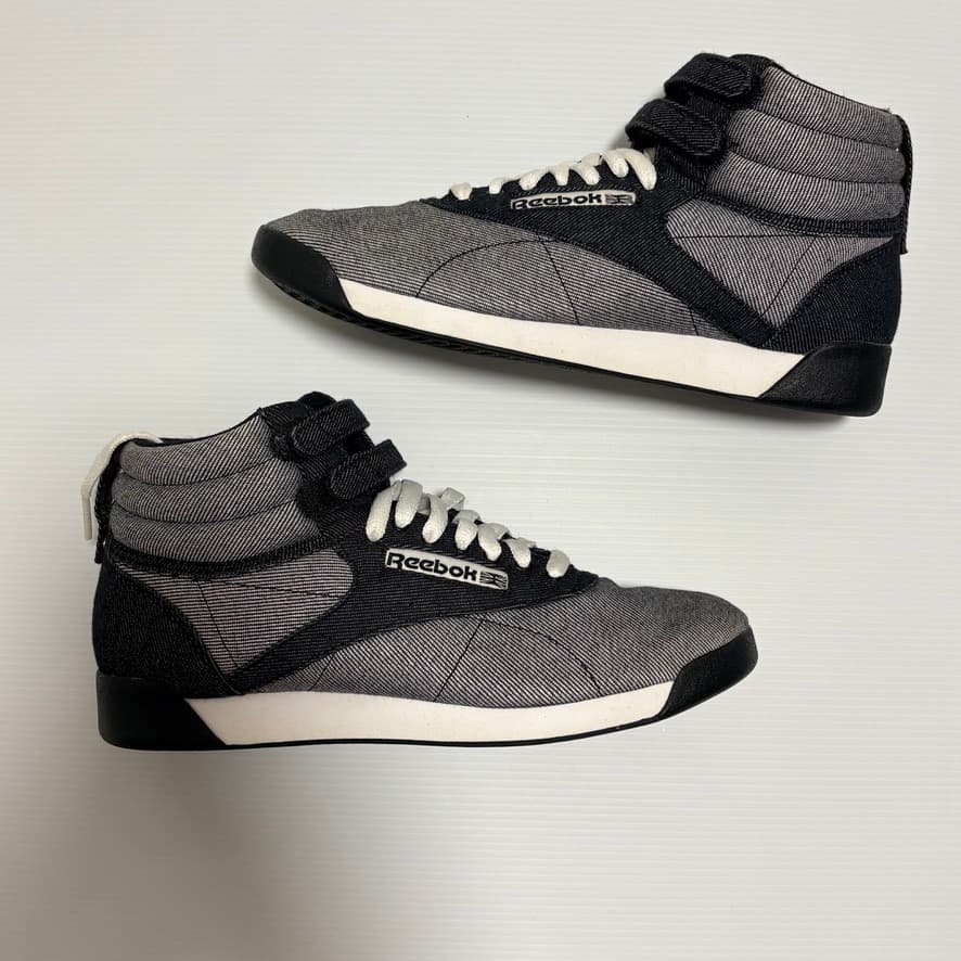 Reebok Classic x Cheap Monday Freestyle Hi Denim Sneakers — photo 10 of 16