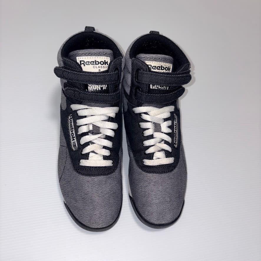 Reebok Classic x Cheap Monday Freestyle Hi Denim Sneakers — photo 11 of 16